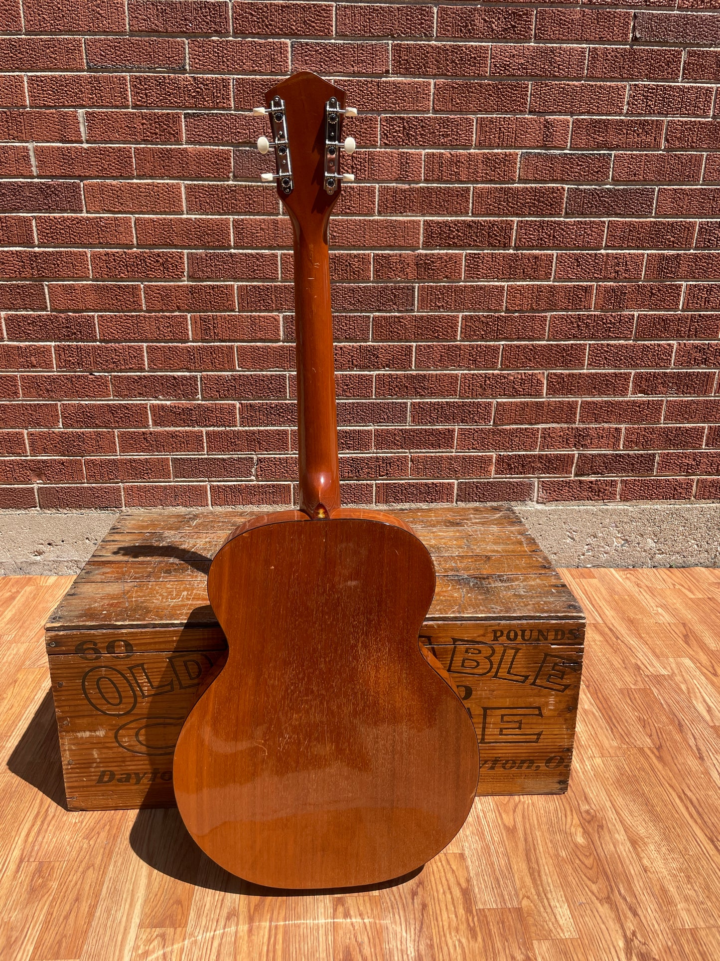 1950s Silvertone Model H1324 Archtop Electric Guitar Natural Harmony 708 w/ Original Case