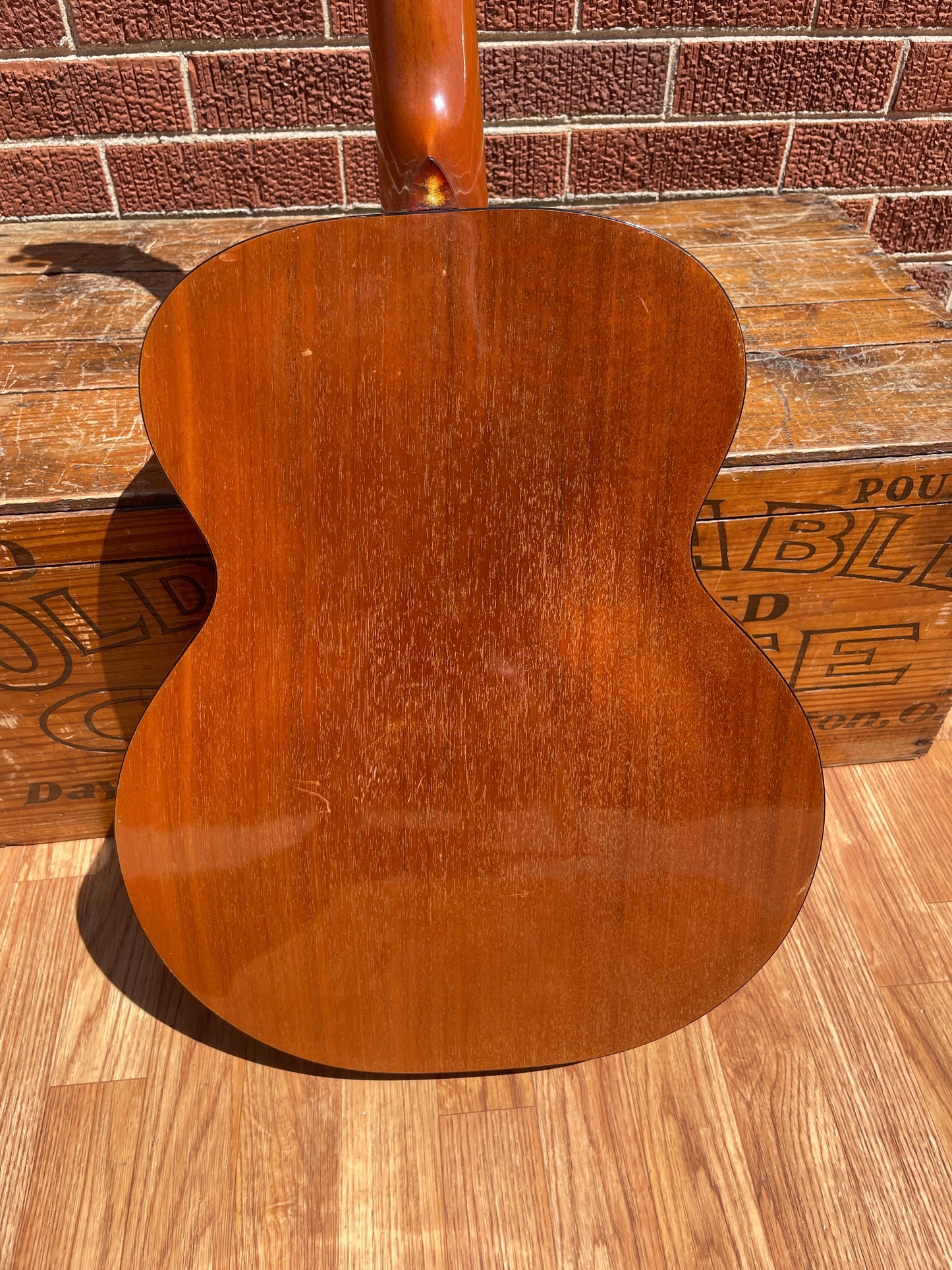 1950s Silvertone Model H1324 Archtop Electric Guitar Natural Harmony 708 w/ Original Case