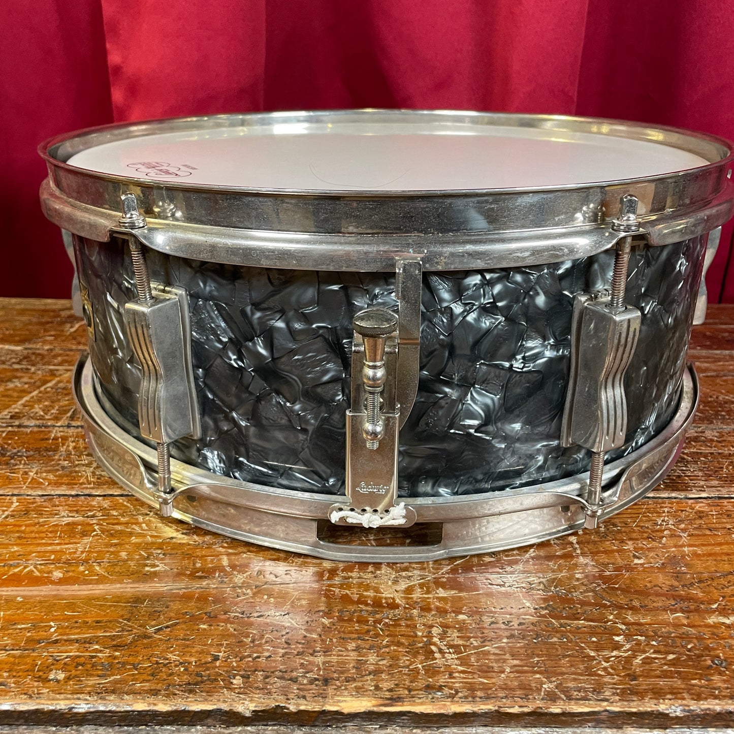1963 Ludwig Pioneer 5x14 Snare Drum Black Diamond Pearl