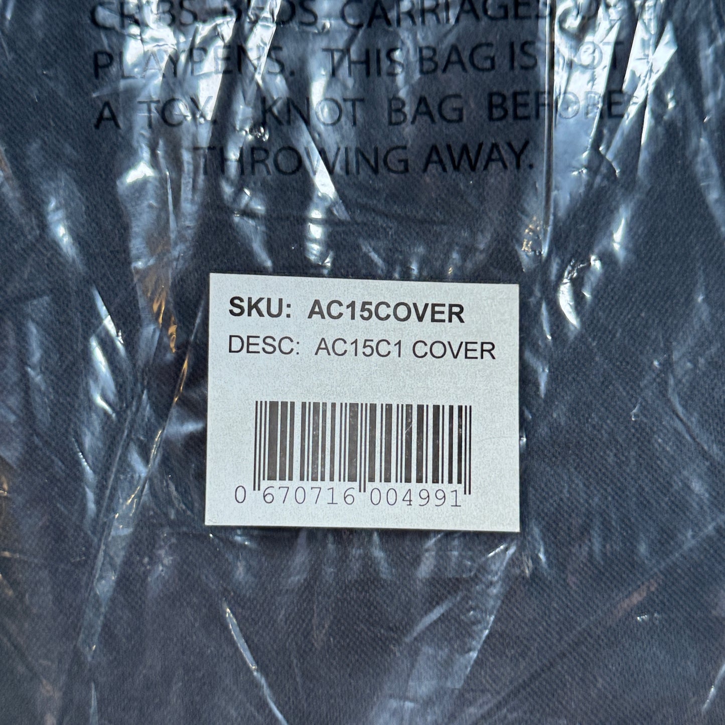 Vox AC15C1 Amplifier Cover AC15COVER
