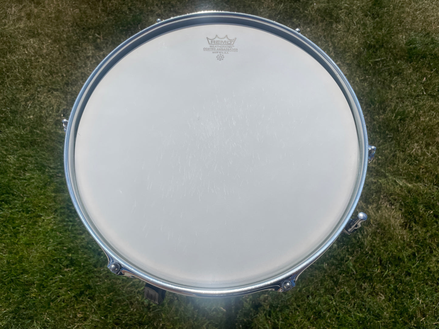 1950s WFL Buddy Rich Be-Bop 3x13 Snare Drum No. 905P White Marine Pearl