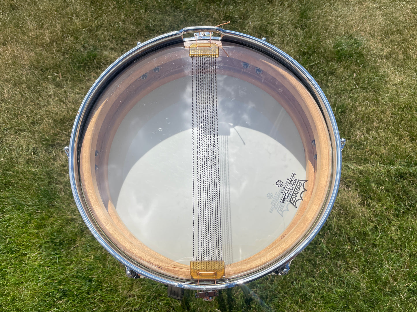 1950s WFL Buddy Rich Be-Bop 3x13 Snare Drum No. 905P White Marine Pearl