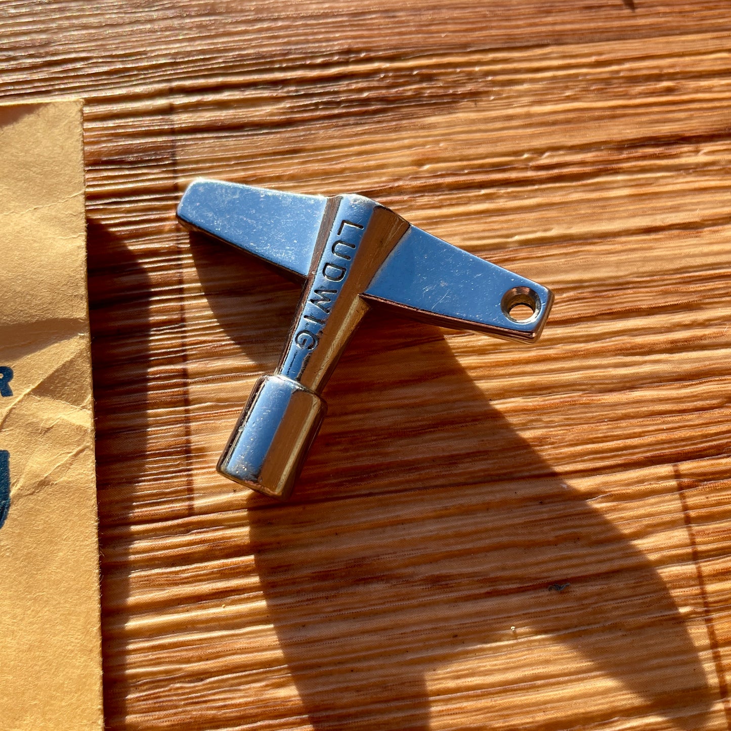 1970s Ludwig Drum Tuning Key and Rail Consolette Hex Wrench Set