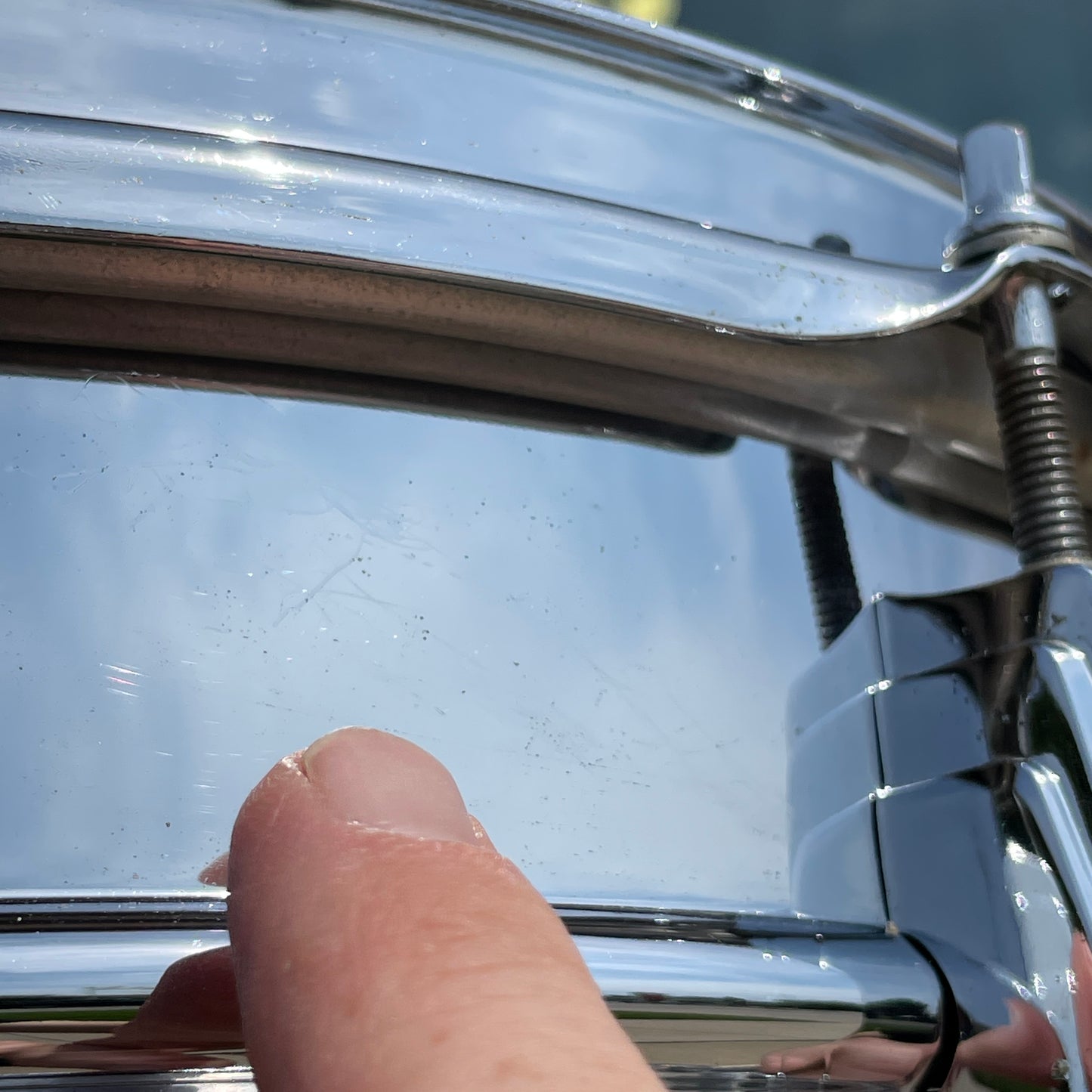 1960s Ludwig 5x14 Pre-Serial Super 400 Supraphonic Chrome Over Brass Snare Drum COB