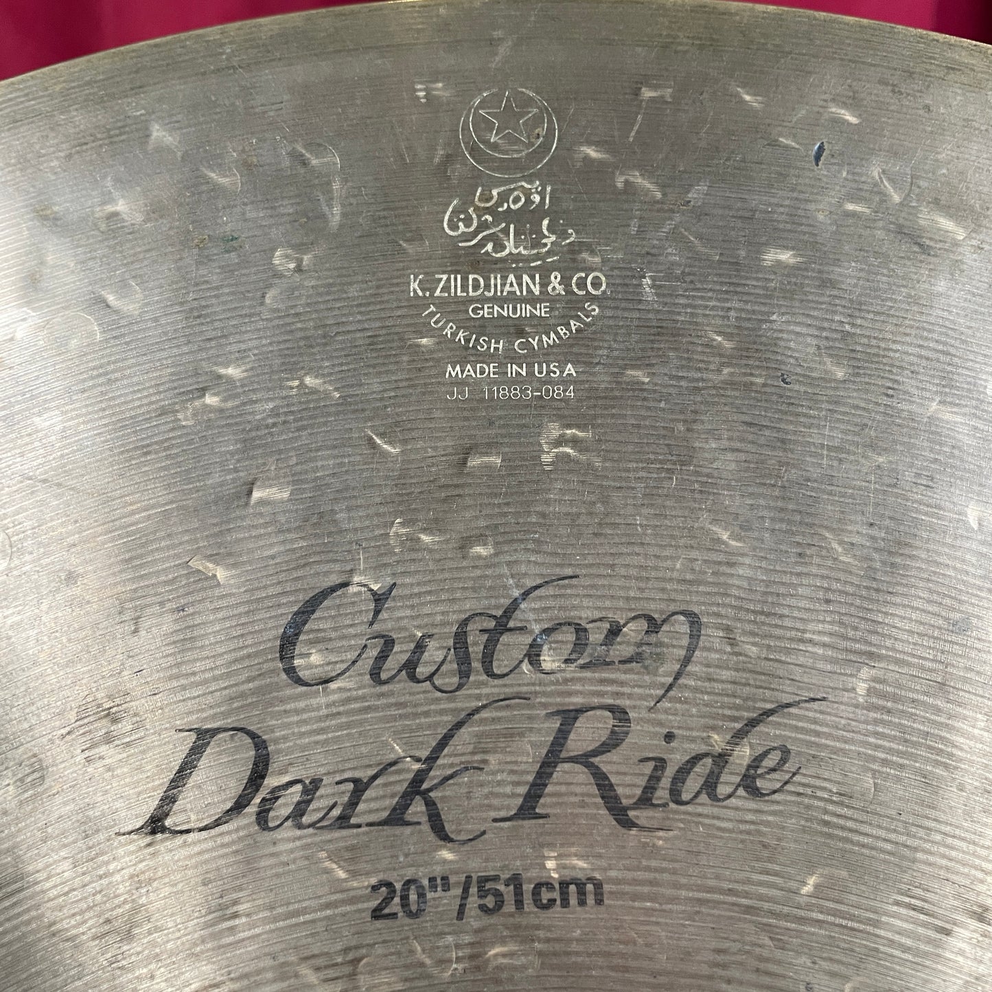 20" Zildjian K Custom Dark Ride Cymbal 2248g *Video Demo*