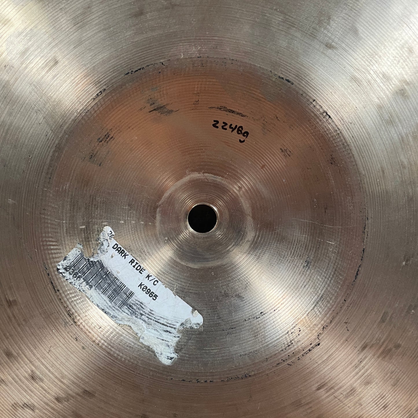 20" Zildjian K Custom Dark Ride Cymbal 2248g *Video Demo*