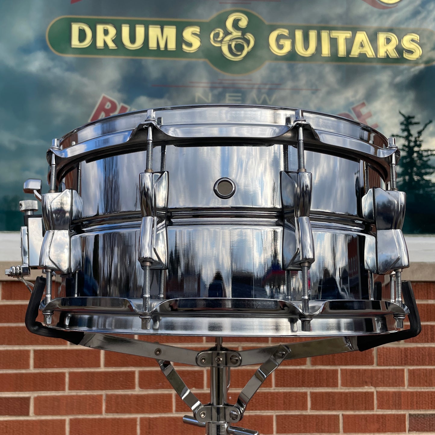 1984 Yamaha 6.5x14 SD-2096 Seamless Steel Snare Drum Made in Japan