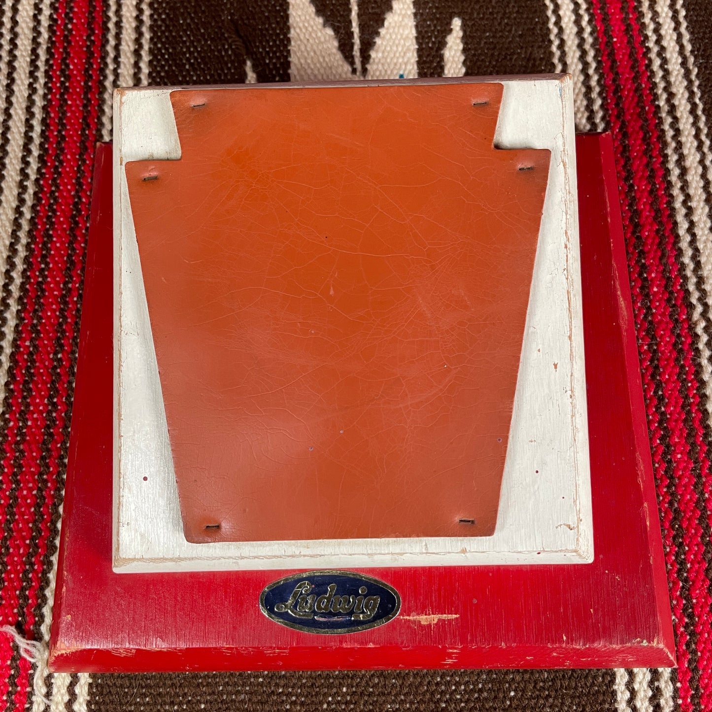 1960s Ludwig No. 356 Light Duty Practice Pad Keystone Rubber