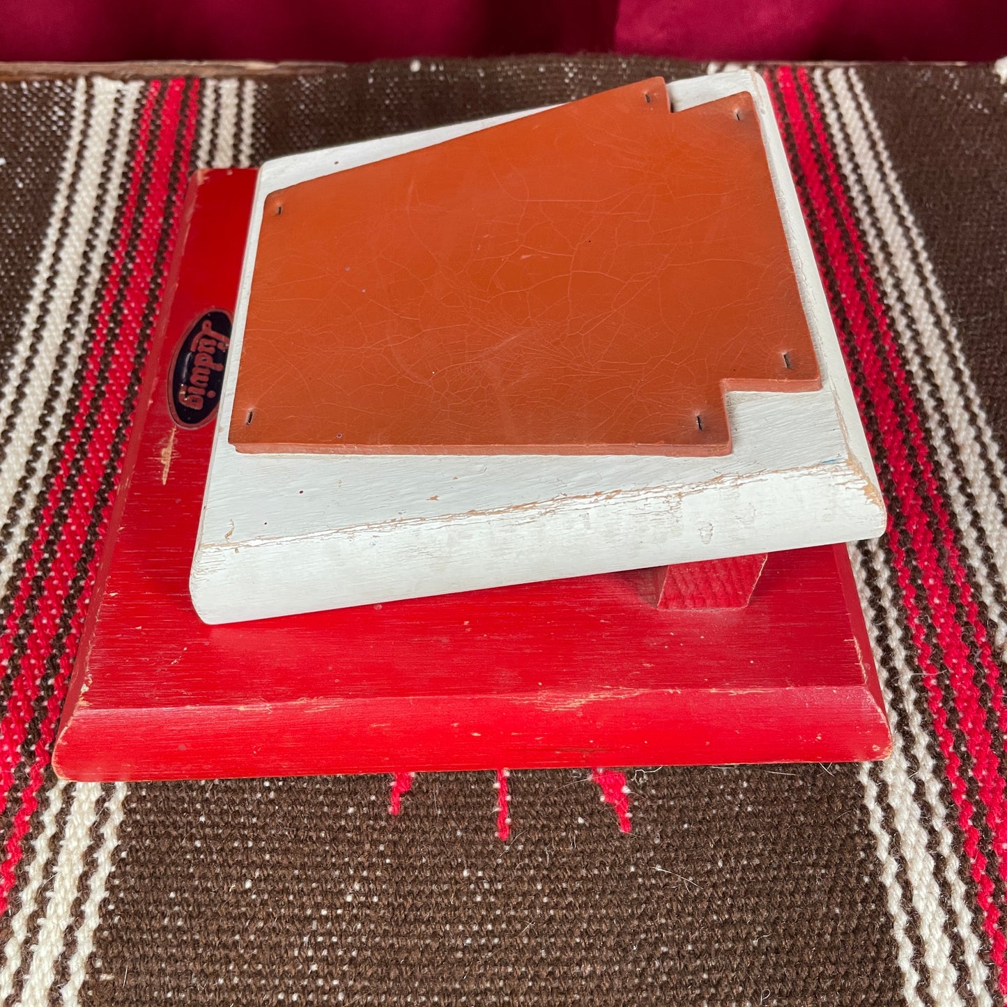 1960s Ludwig No. 356 Light Duty Practice Pad Keystone Rubber