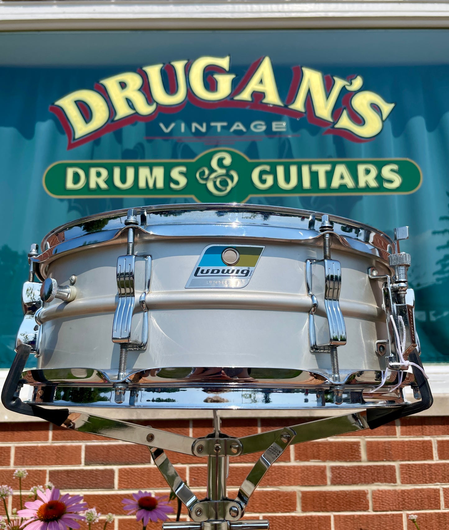 1970s Ludwig 5x14 Acrolite No. 404 Snare Drum