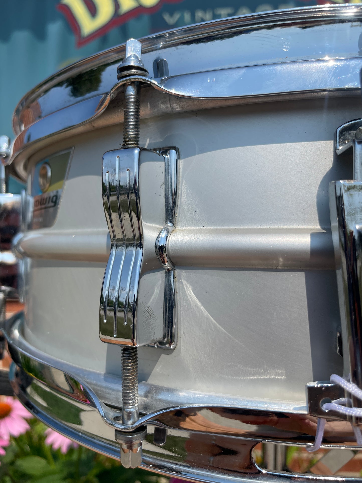 1970s Ludwig 5x14 Acrolite No. 404 Snare Drum