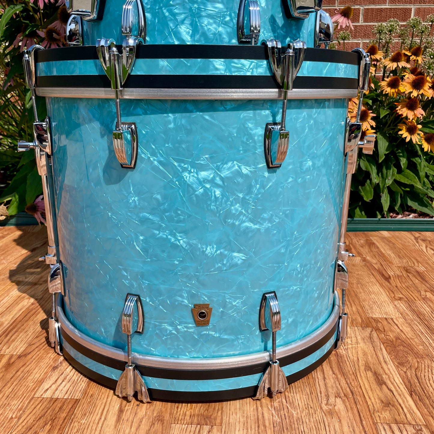 Ludwig Classic Maple Bop Kit Drum Set Glacier Blue 18/12/14 *Mint*