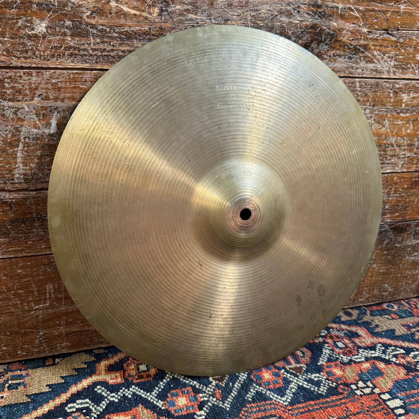 15" Paiste Formula 602 Pre-Serial 1960s Hi-Hat Cymbal Pair 1162g/1194g *Video Demo*