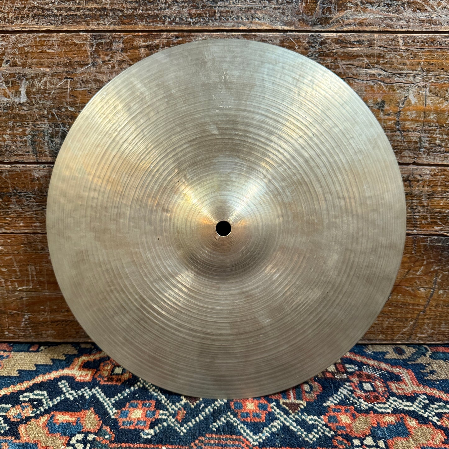 Rare 13" Canadian K Zildjian 1970s Light Hi-Hat Cymbal Pair 774g/780g Canada *Video Demo*