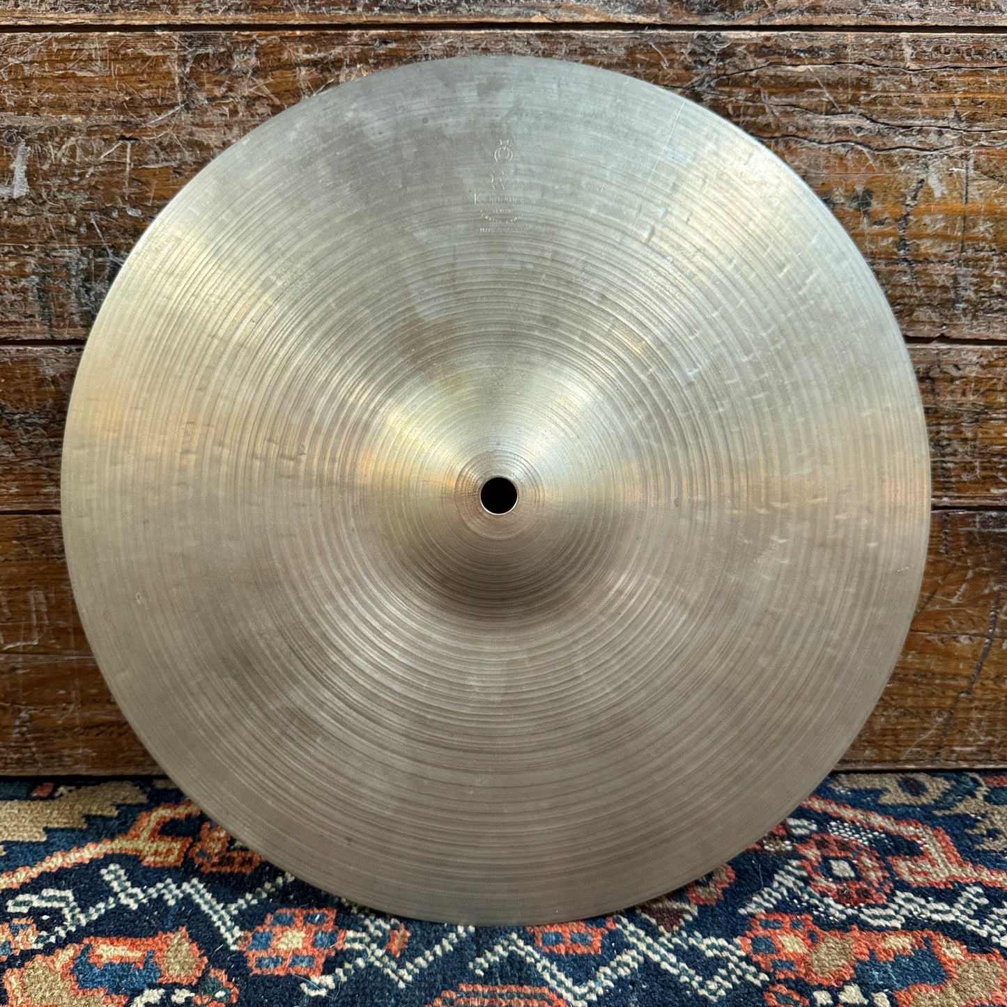 Rare 13" Canadian K Zildjian 1970s Light Hi-Hat Cymbal Pair 774g/780g Canada *Video Demo*