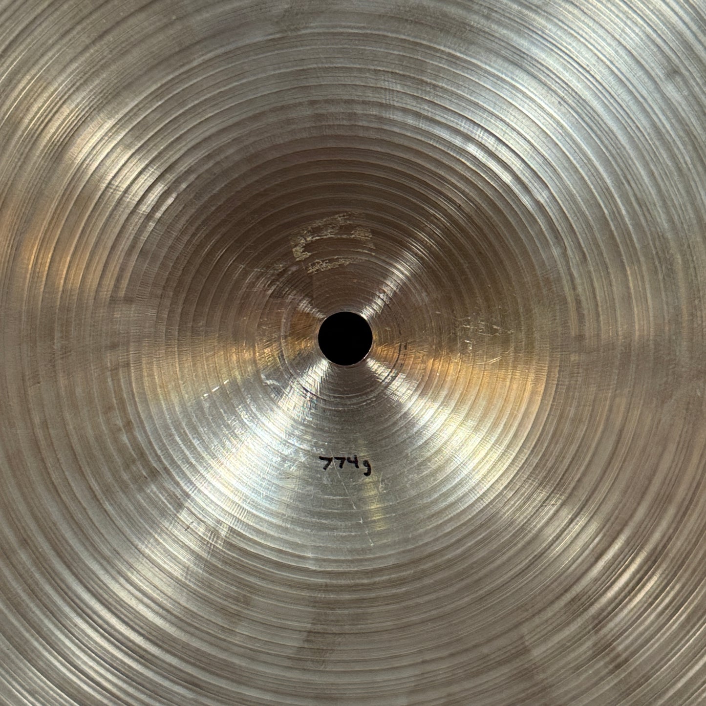 Rare 13" Canadian K Zildjian 1970s Light Hi-Hat Cymbal Pair 774g/780g Canada *Video Demo*