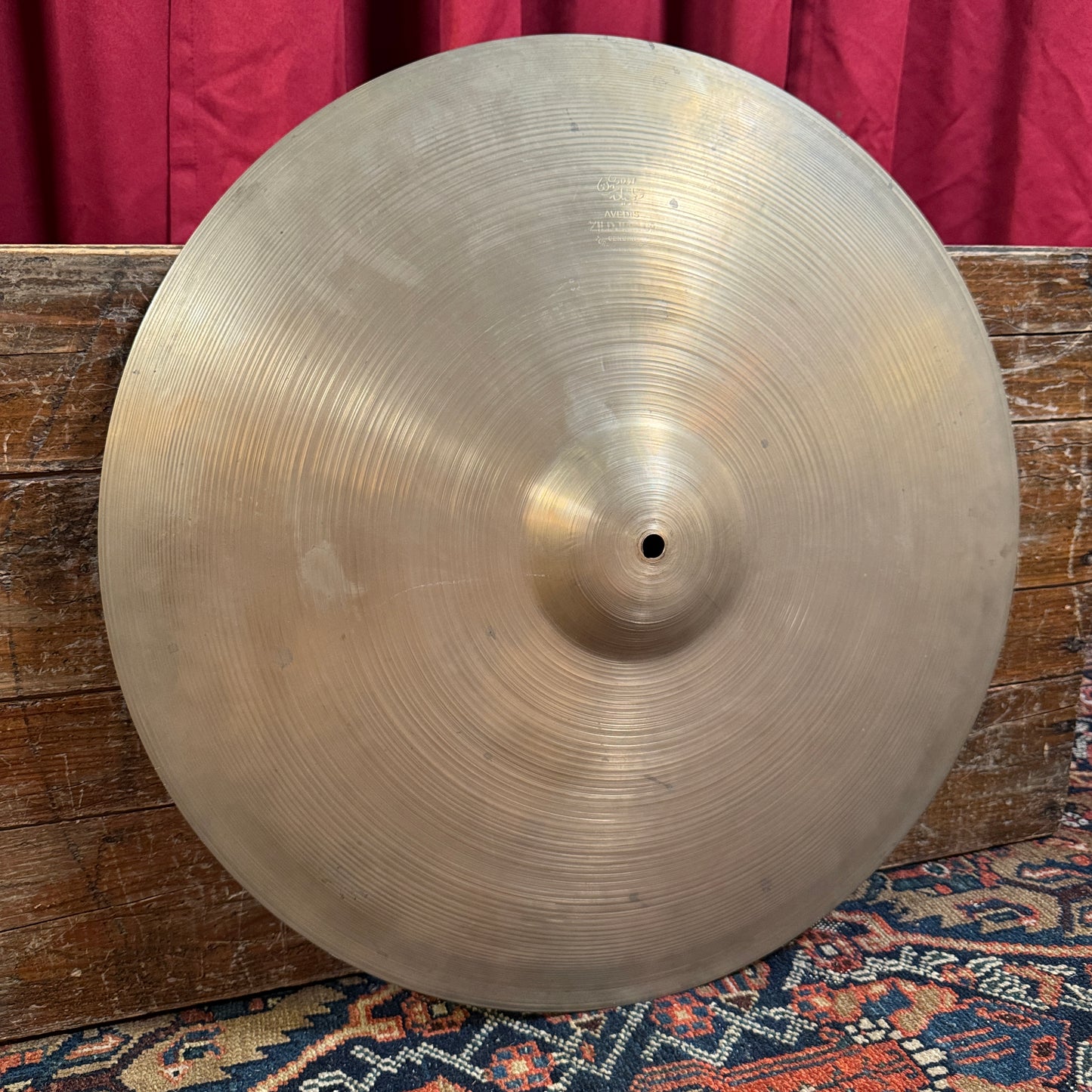 22" Zildjian A 1950s Large Block Stamp Ride Cymbal 2150g *Video Demo*