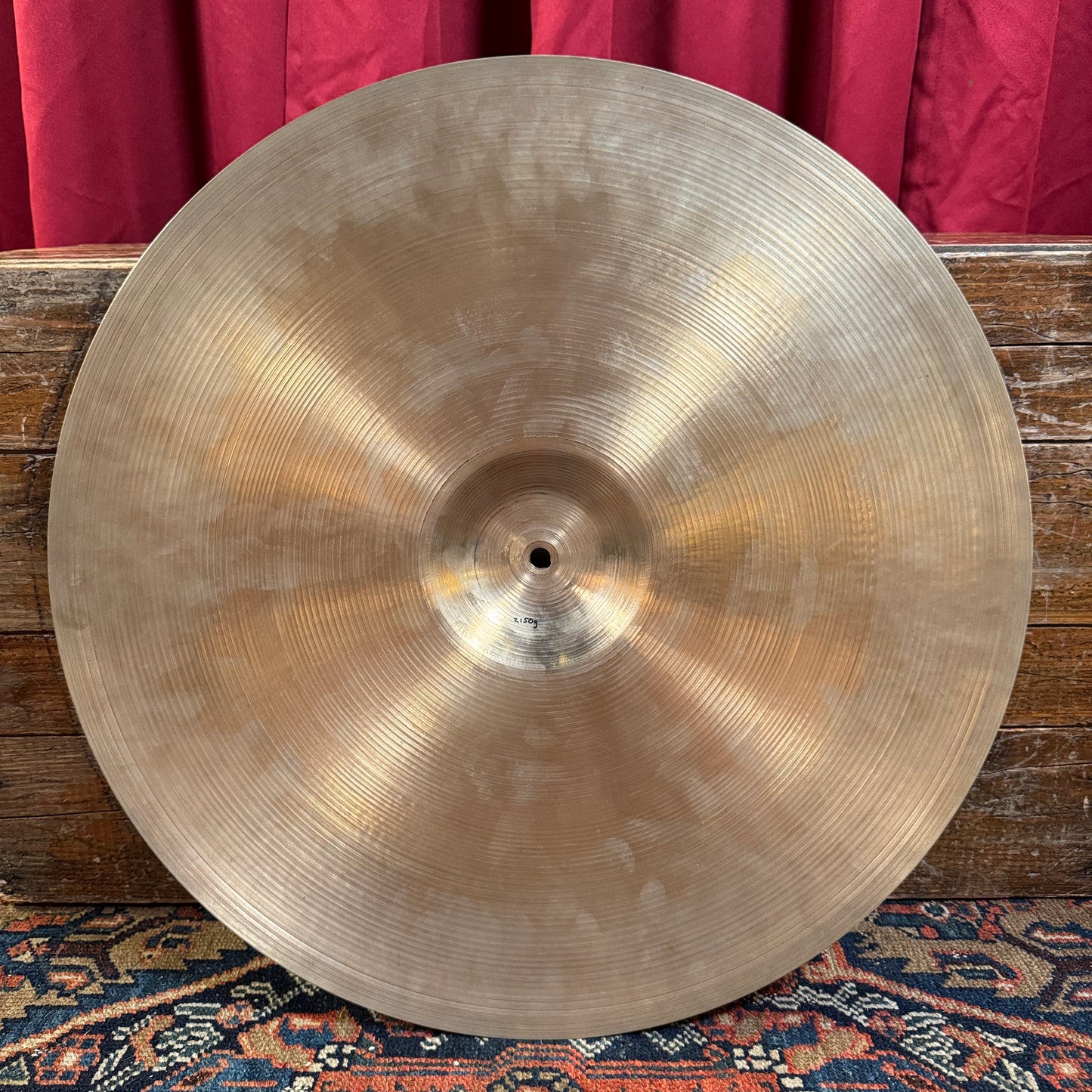 22" Zildjian A 1950s Large Block Stamp Ride Cymbal 2150g *Video Demo*
