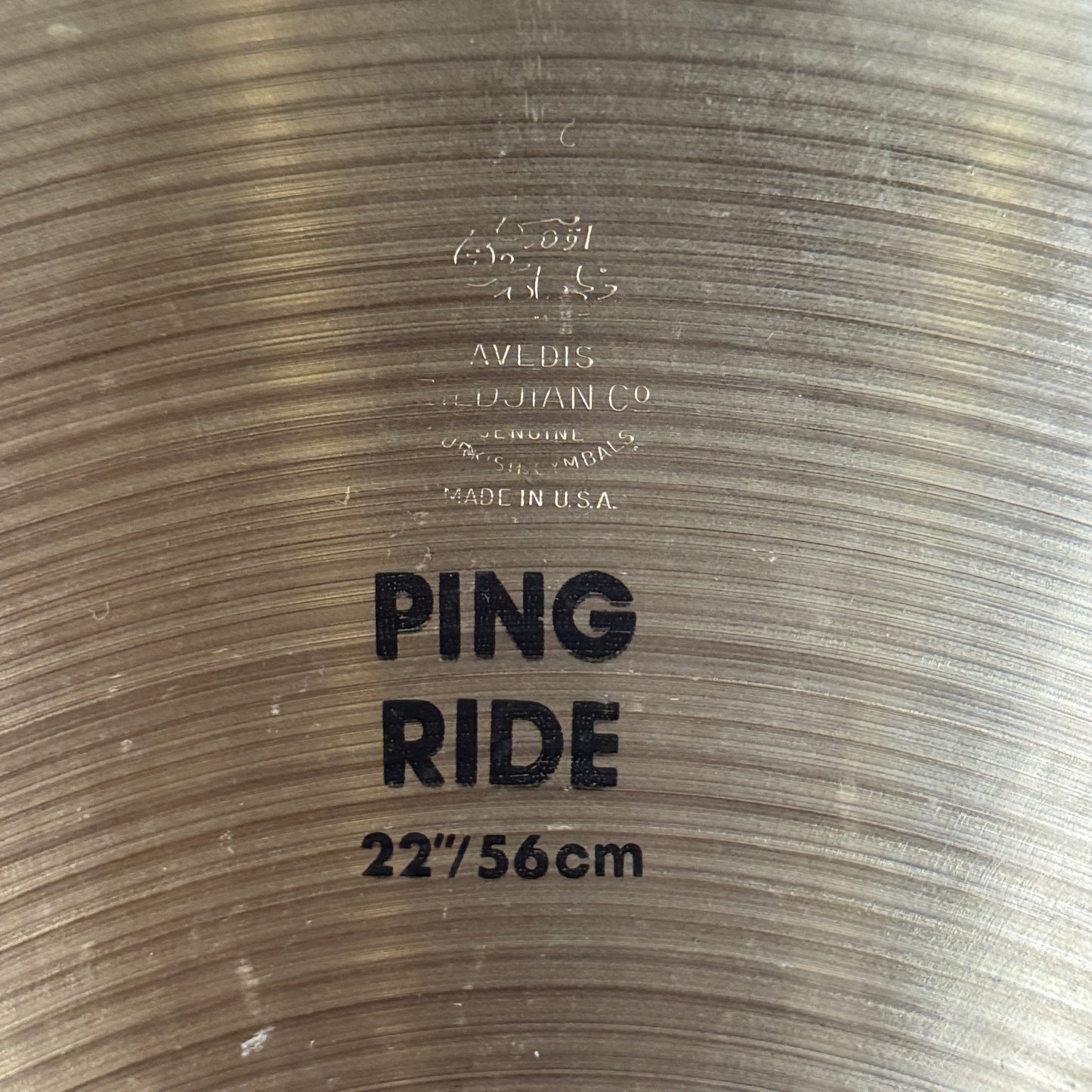 22" Zildjian A 1980s Ping Ride Cymbal 3762g *Video Demo*