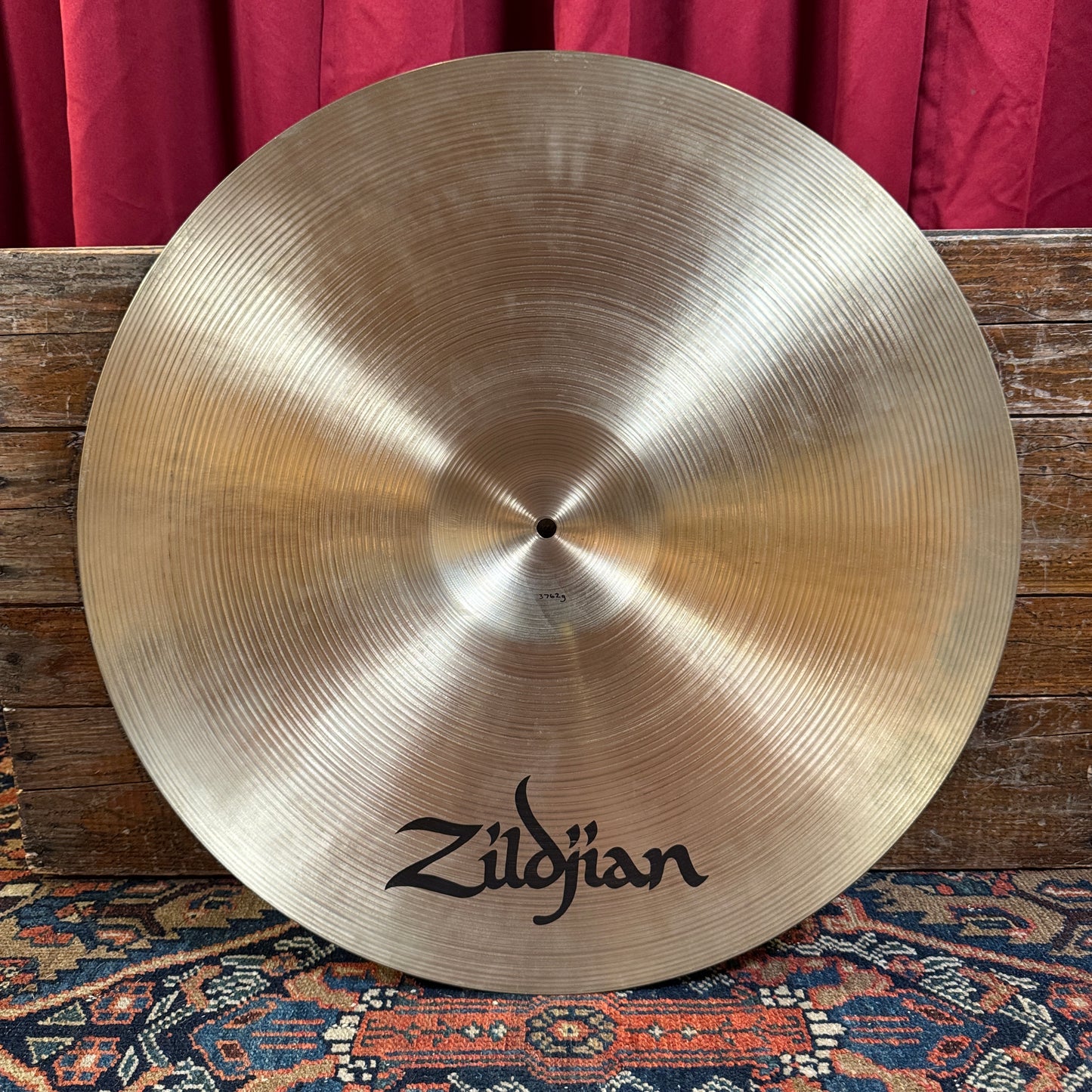 22" Zildjian A 1980s Ping Ride Cymbal 3762g *Video Demo*
