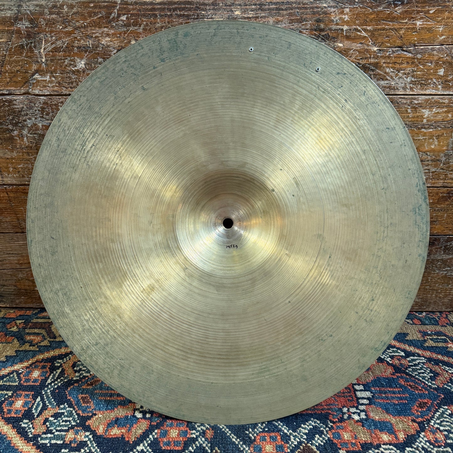 18" Zildjian A 1950s Crash Ride Cymbal w/ Rivets 1452g *Video Demo*