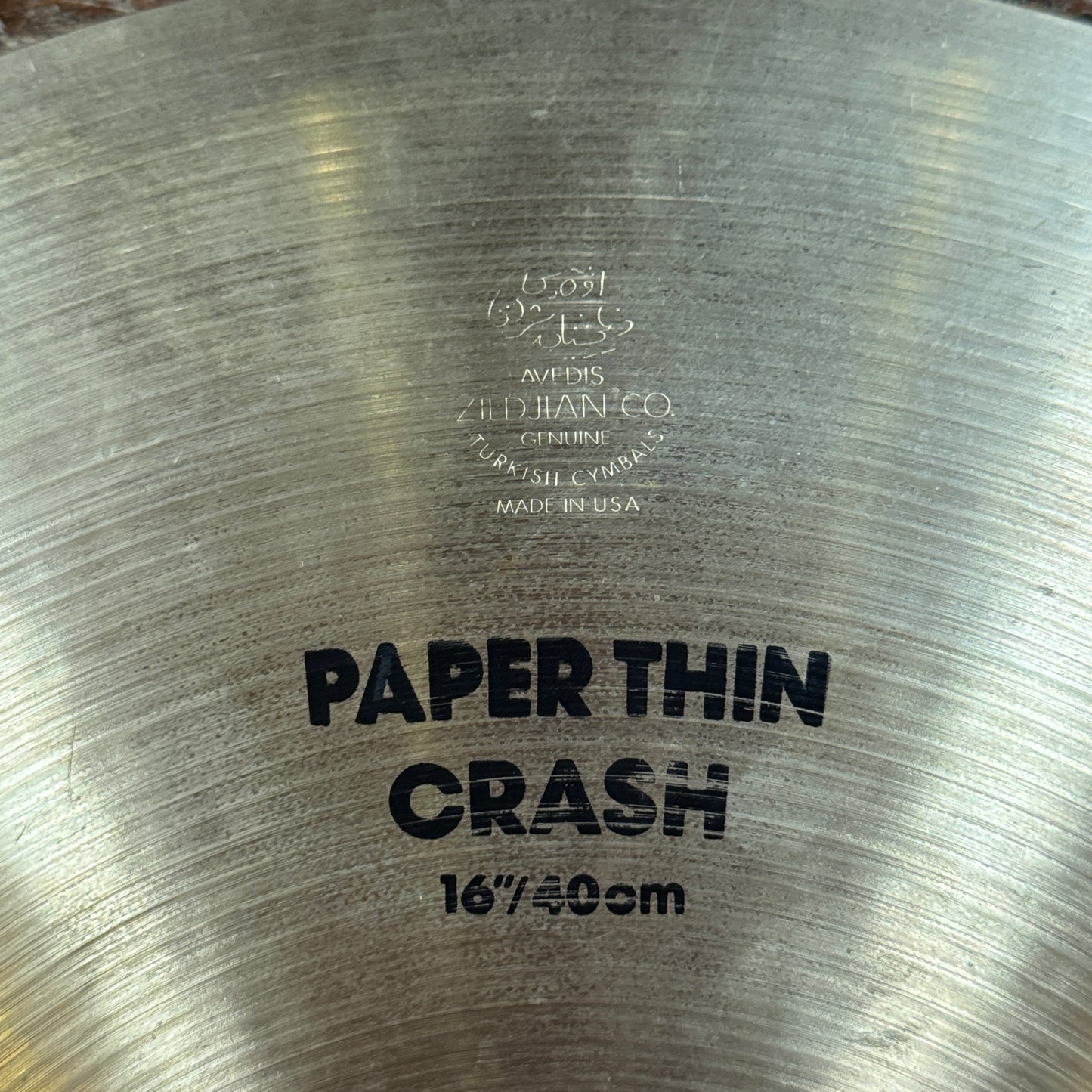 16" Zildjian A 1980s Paper Thin Crash Cymbal 934g *Video Demo*