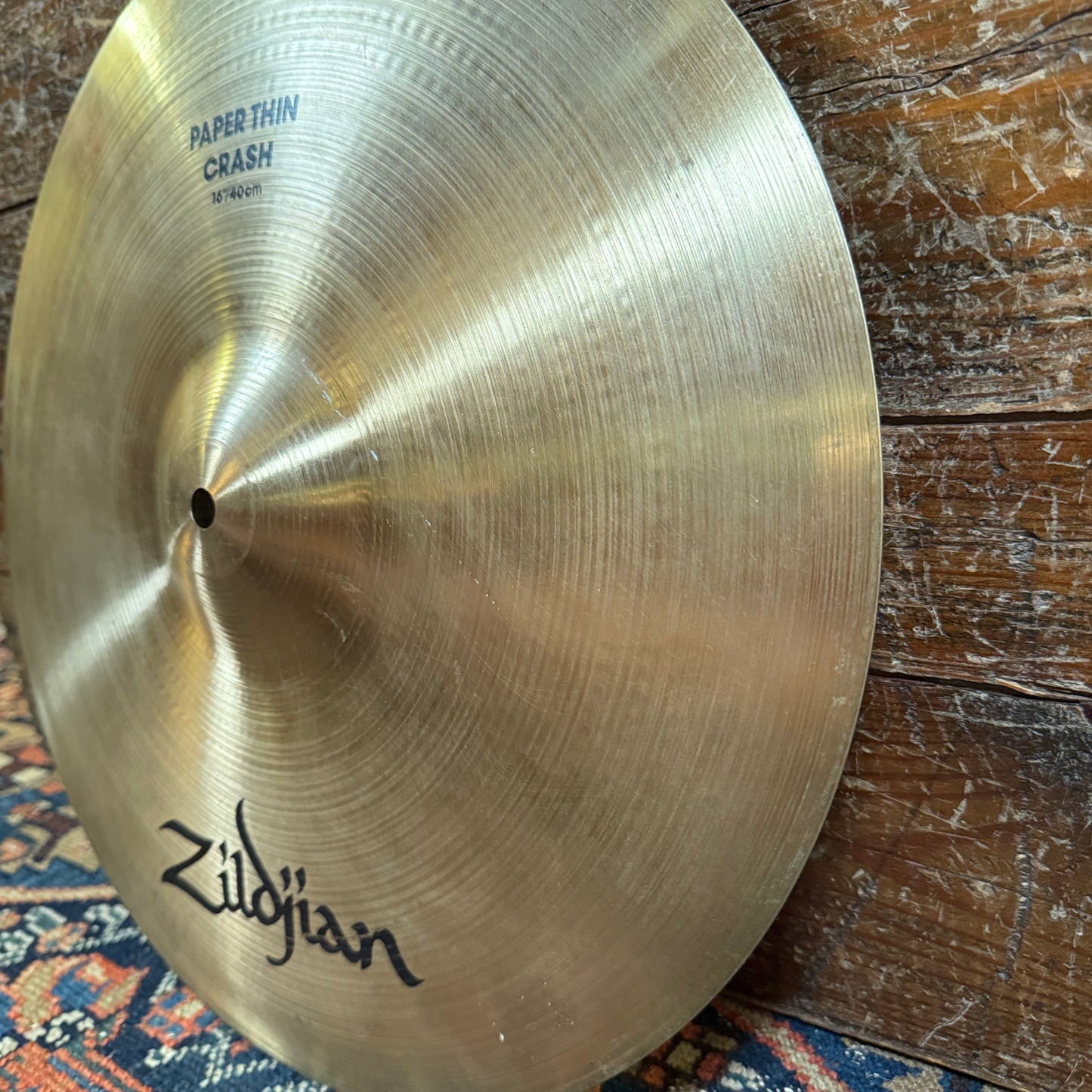16" Zildjian A 1980s Paper Thin Crash Cymbal 894g *Video Demo*
