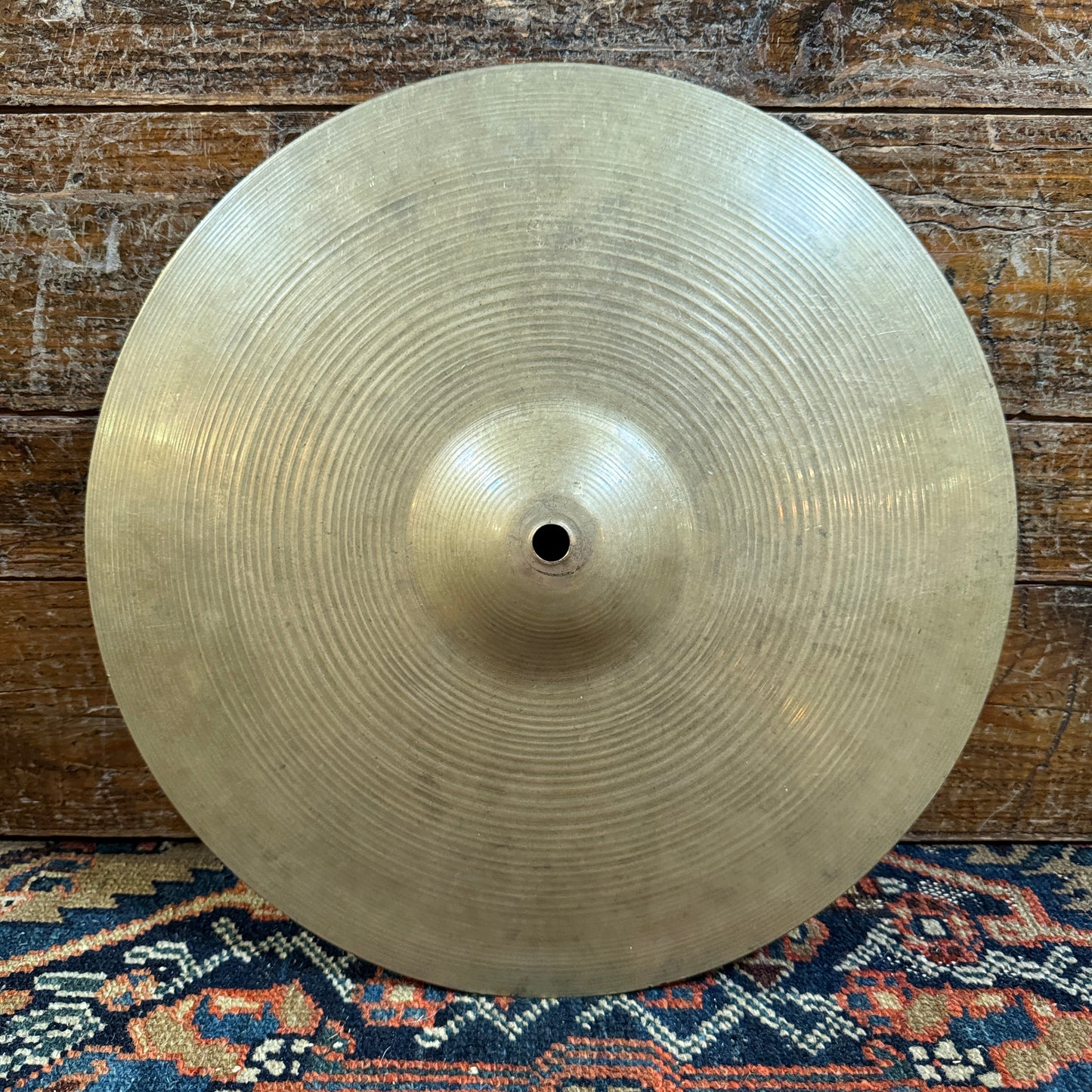 14" A. Zildjian & CIE Constantinople 1970s Hi-Hat Single Cymbal 1084g Brilliant *Video Demo*