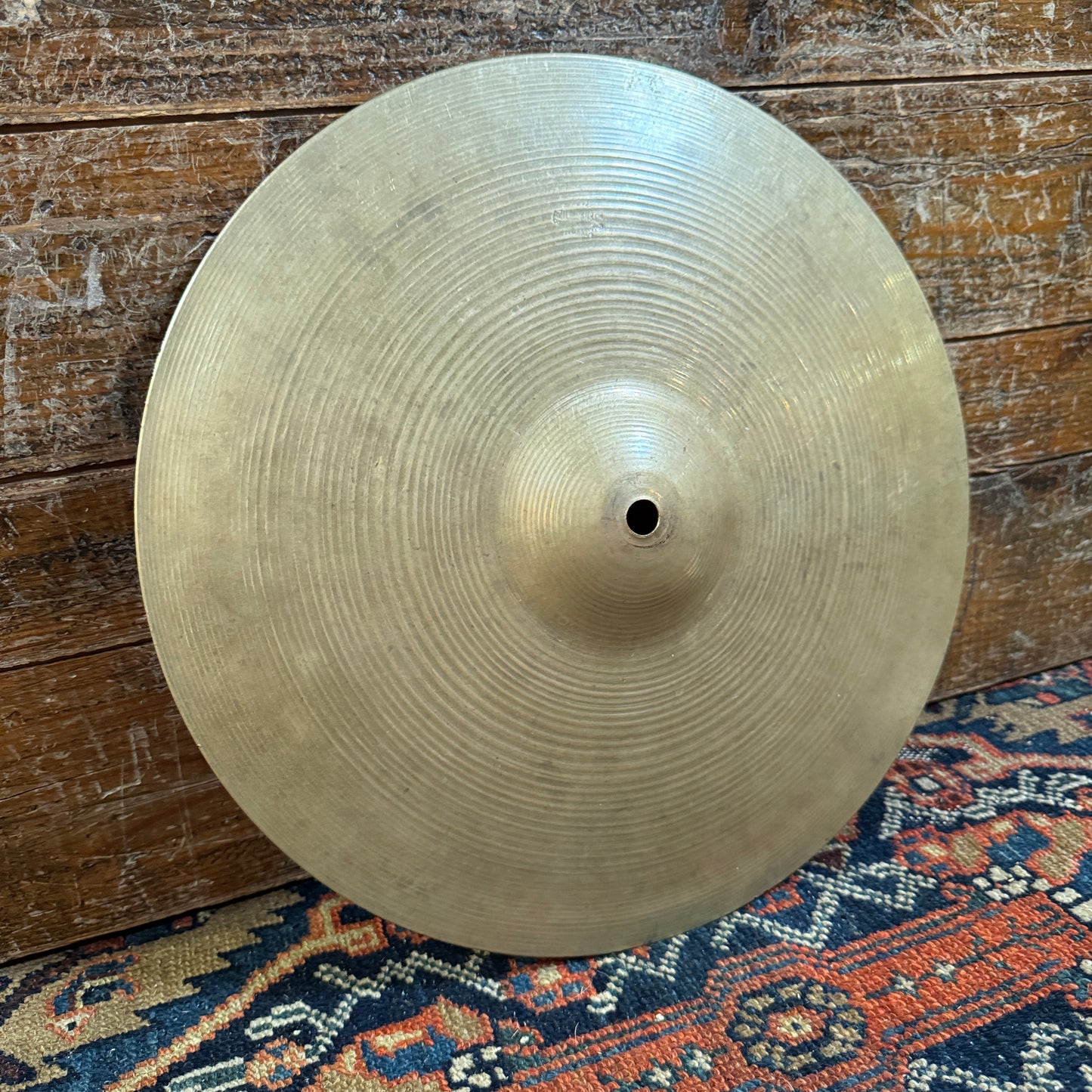 14" A. Zildjian & CIE Constantinople 1970s Hi-Hat Single Cymbal 1084g Brilliant *Video Demo*