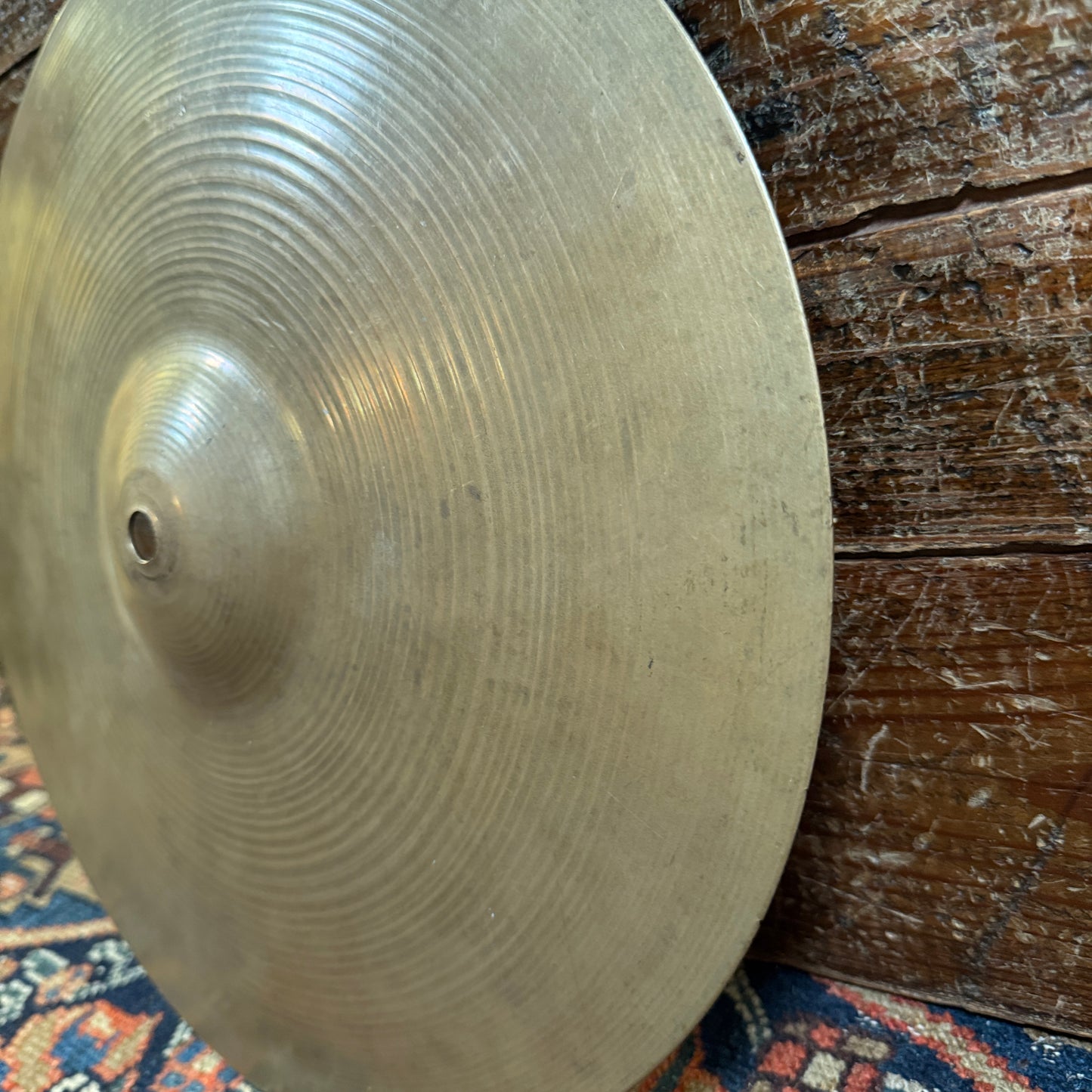 14" A. Zildjian & CIE Constantinople 1970s Hi-Hat Single Cymbal 1084g Brilliant *Video Demo*