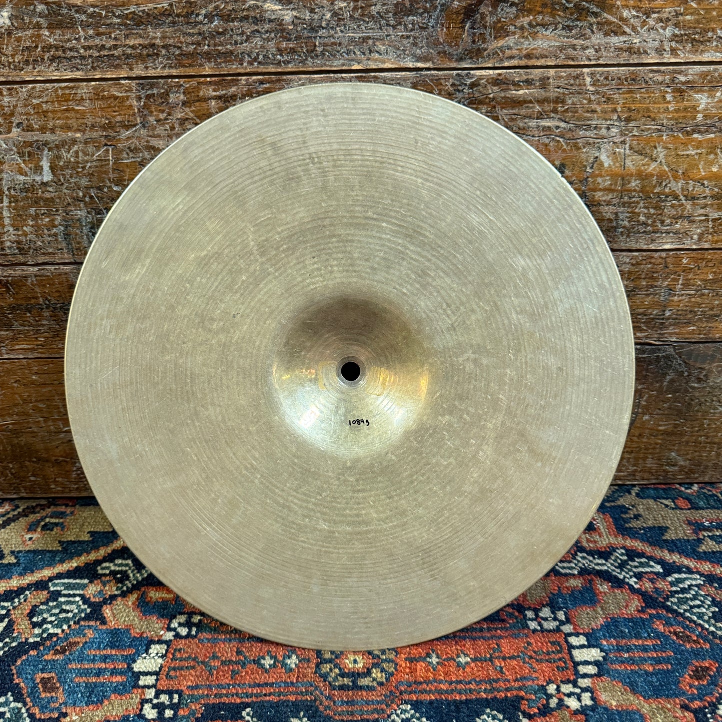 14" A. Zildjian & CIE Constantinople 1970s Hi-Hat Single Cymbal 1084g Brilliant *Video Demo*