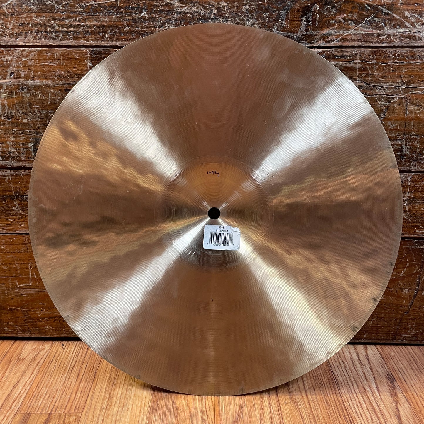 14" Zildjian K Hi-Hat Cymbal Pair 1098g/1380g K0823 *Video Demo*