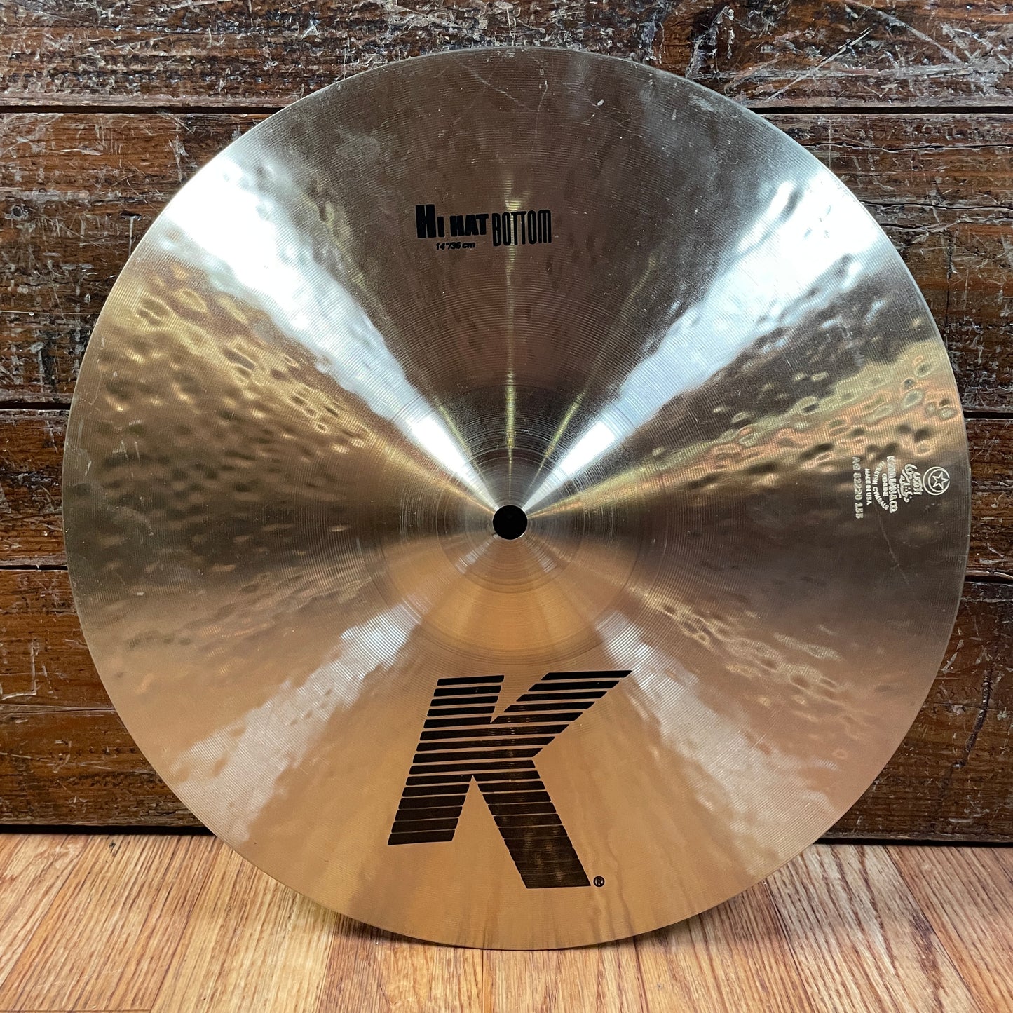 14" Zildjian K Hi-Hat Cymbal Pair 1098g/1380g K0823 *Video Demo*