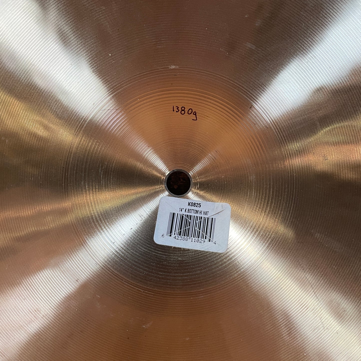 14" Zildjian K Hi-Hat Cymbal Pair 1098g/1380g K0823 *Video Demo*