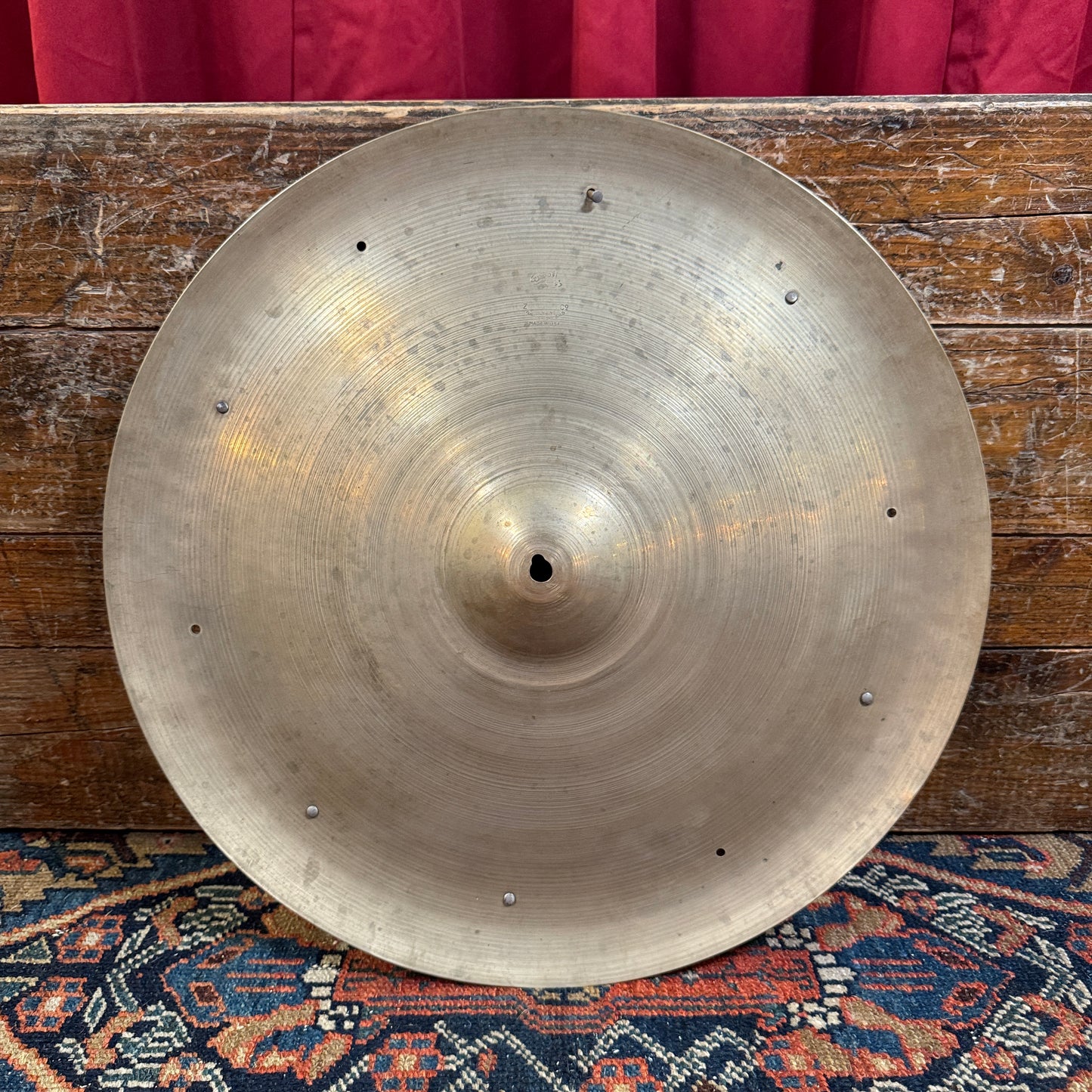 18" Zildjian A Trans Stamp Swish China Paper Thin Cymbal w/ Rivets 1070g *Video Demo*