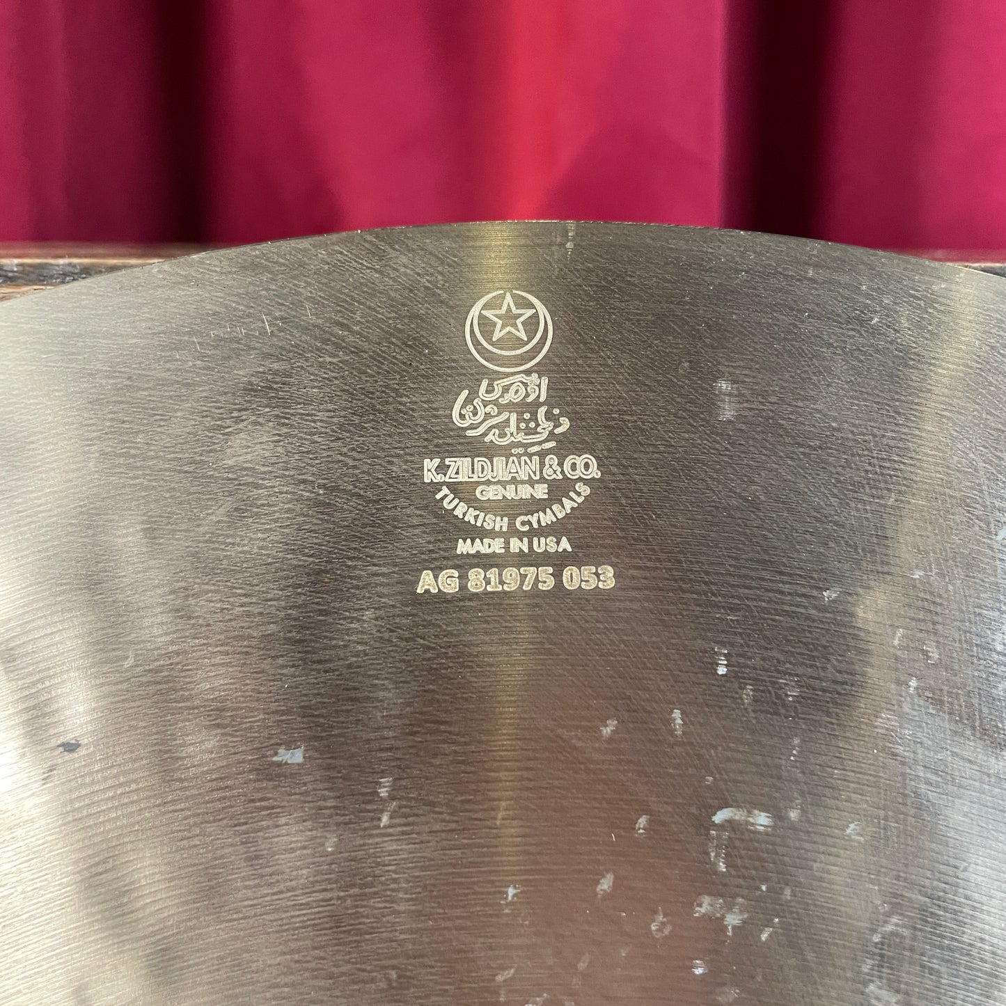 18" Zildjian K Dark Thin Cymbal Crash 1278g K0904 *Video Demo*