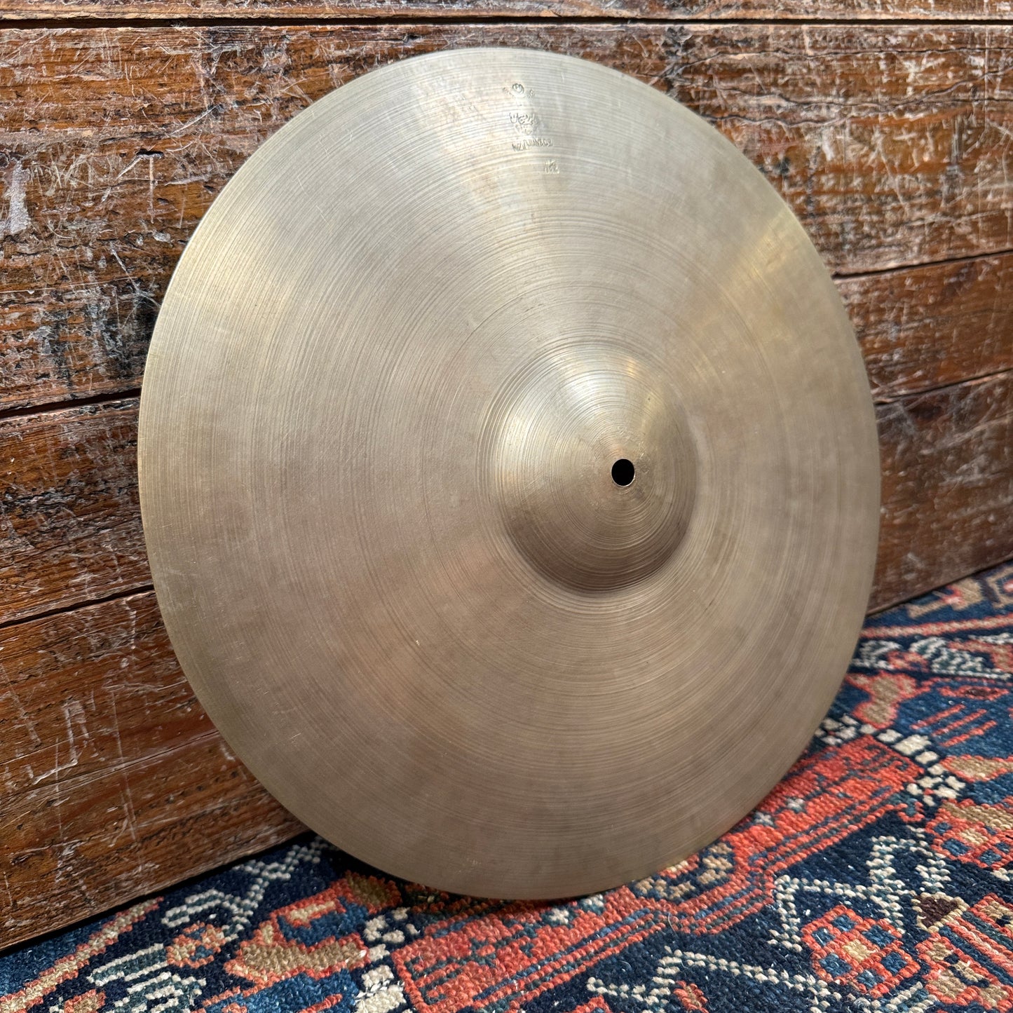 13" K Zildjian Istanbul Old Stamp IIa 1945-49 "G" Gretsch Cymbal 498g *Video Demo*