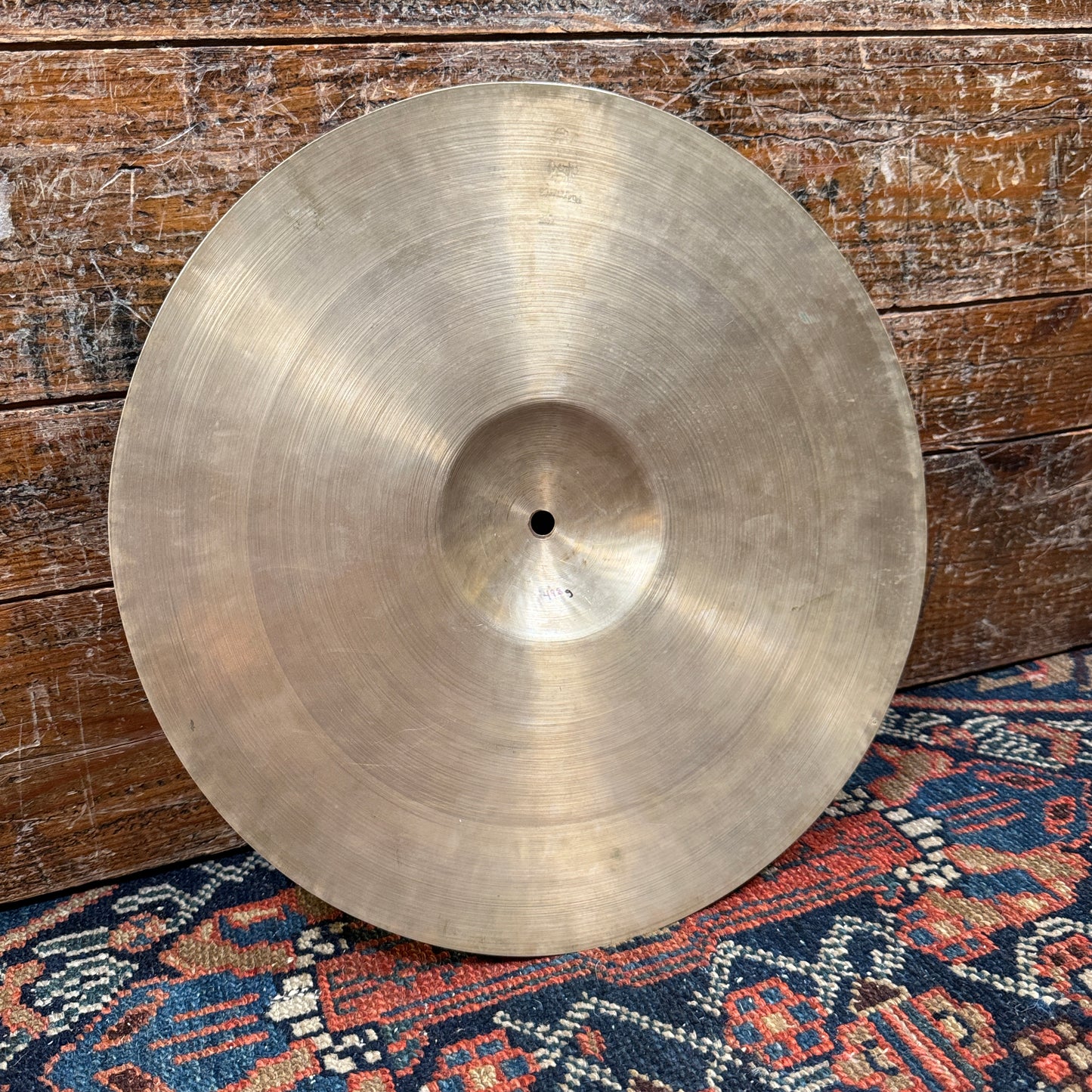 13" K Zildjian Istanbul Old Stamp IIa 1945-49 "G" Gretsch Cymbal 498g *Video Demo*