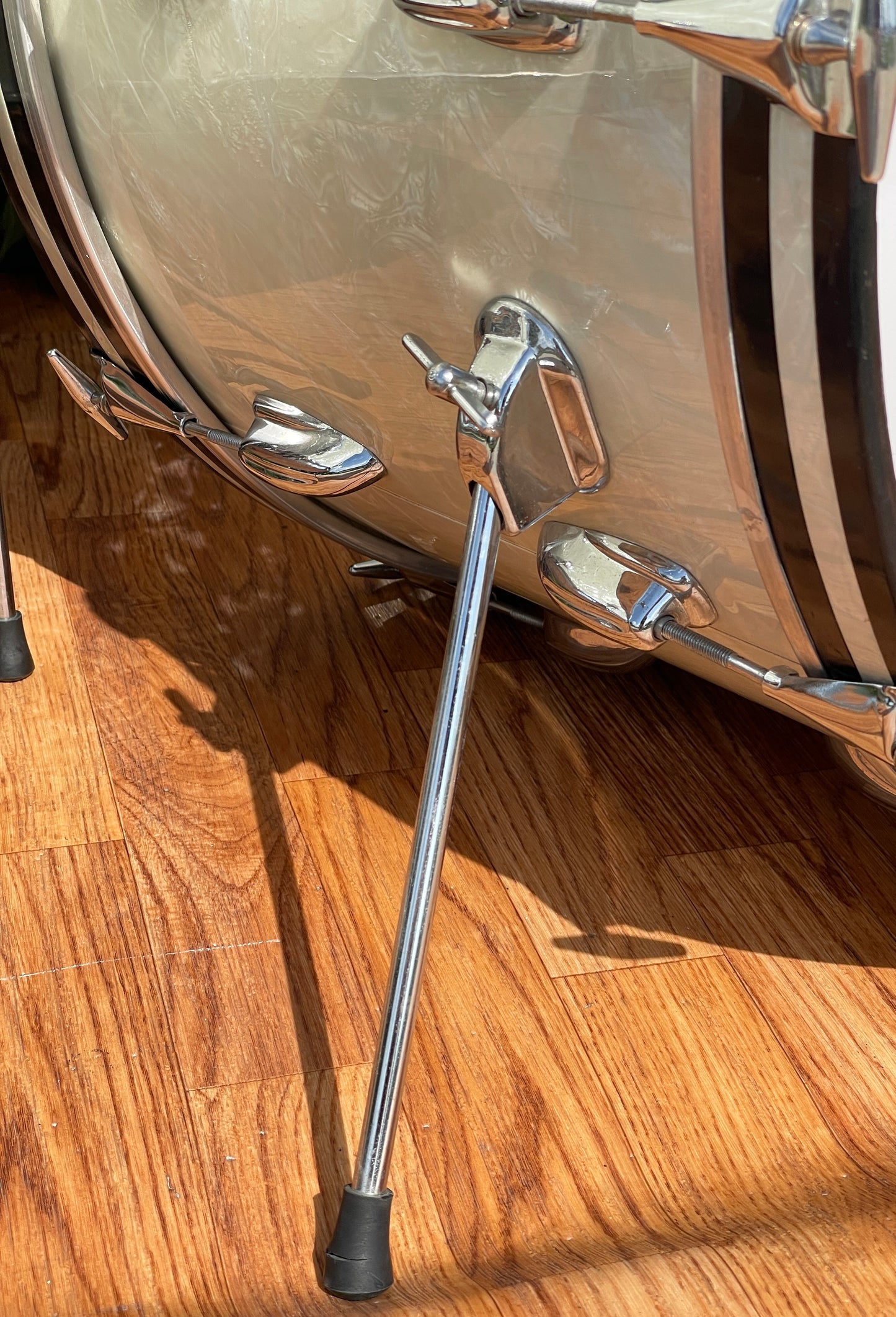 1960s Slingerland Gene Krupa Deluxe Outfit Drum Set White Marine Pearl 22/13/16