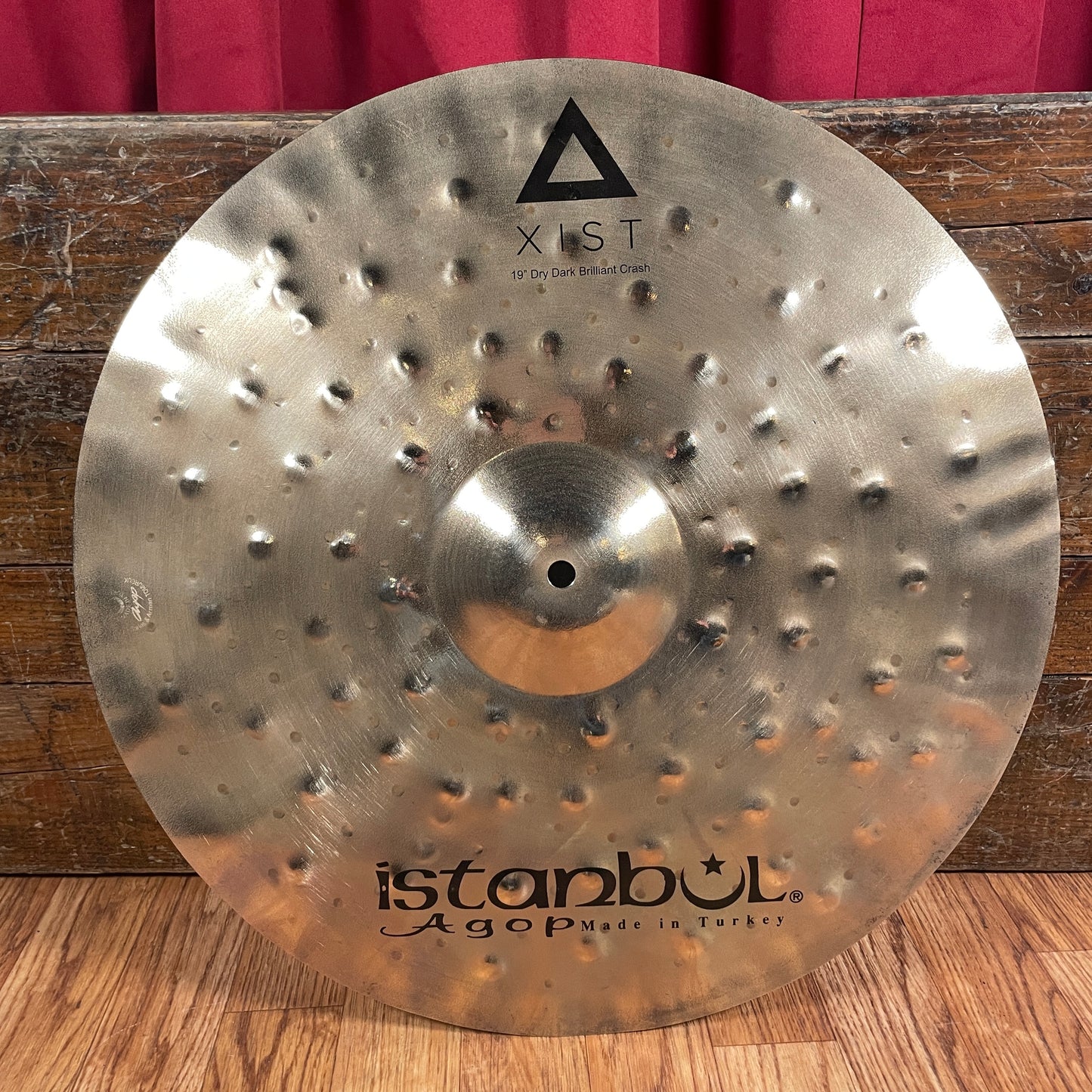 19" Istanbul Agop Xist Dry Dark Brilliant Crash Cymbal 1306g *Video Demo*