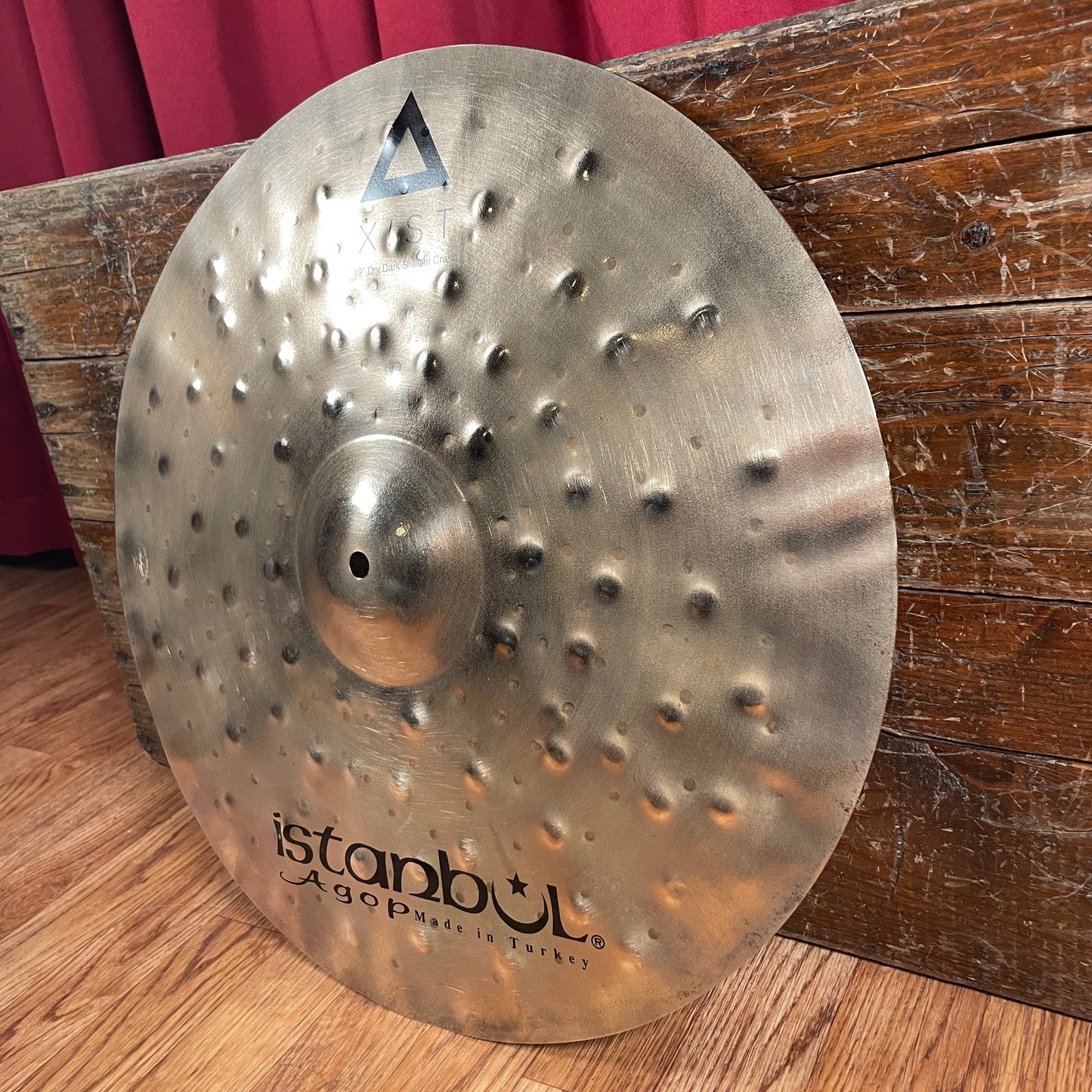 19" Istanbul Agop Xist Dry Dark Brilliant Crash Cymbal 1306g *Video Demo*
