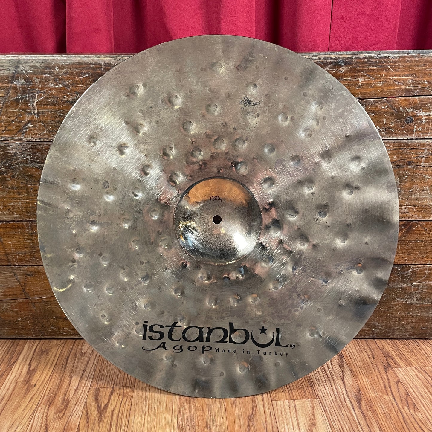 19" Istanbul Agop Xist Dry Dark Brilliant Crash Cymbal 1306g *Video Demo*