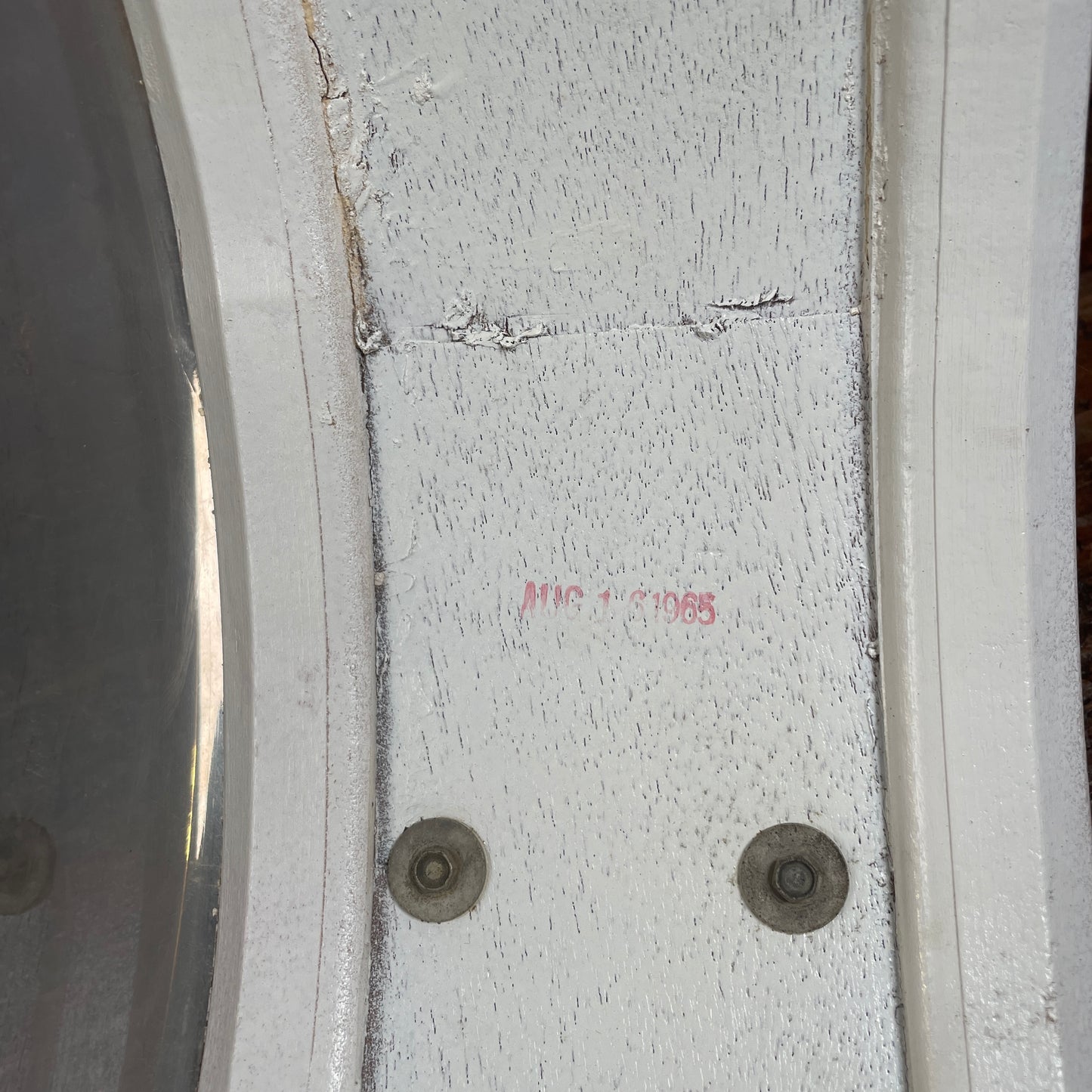 1965 Ludwig 5x14 No. 491 Pioneer Snare Drum Oyster Black Pearl Nickel