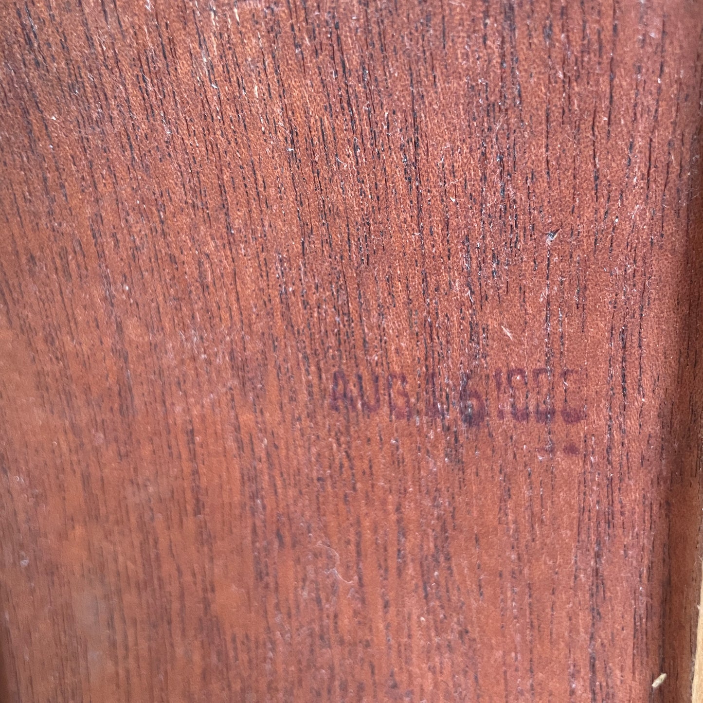 1958 WFL 5.5x14 No. 491 Supreme Concert Snare Drum Red / White Duco Pioneer