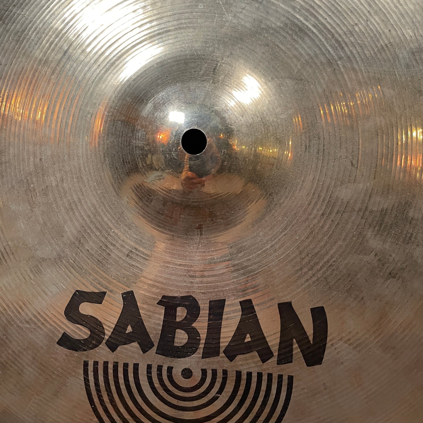 16" Sabian AA Thin Crash Cymbal 944g Brilliant *Video Demo*