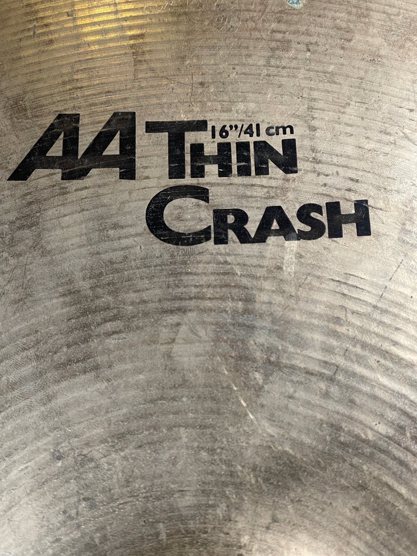 16" Sabian AA Thin Crash Cymbal 944g Brilliant *Video Demo*