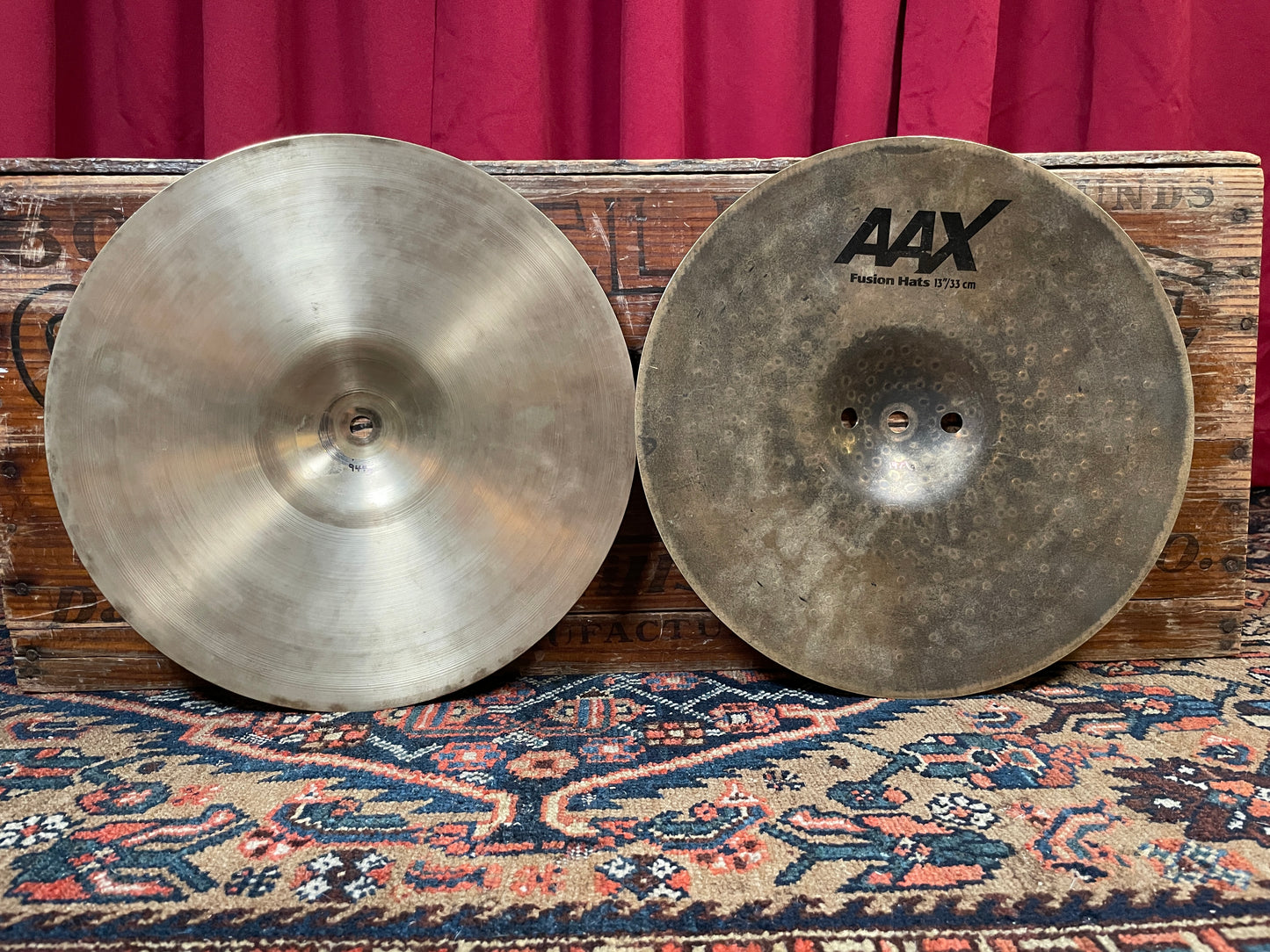 13" Sabian AAX Fusion Hi-Hat Cymbal Pair 944g/1474g *Video Demo*