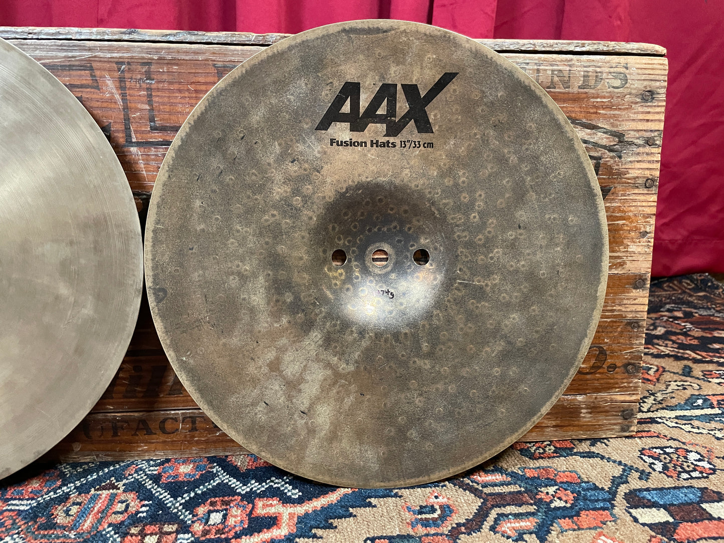 13" Sabian AAX Fusion Hi-Hat Cymbal Pair 944g/1474g *Video Demo*