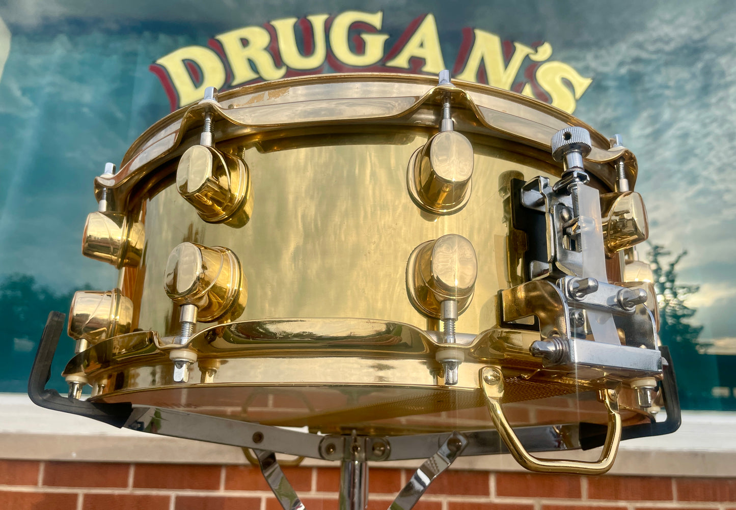 1996 Mapex Carmine Appice 5.5x14 Signature Seamless Brass Snare Drum