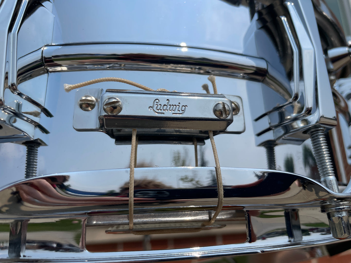 1960s Ludwig 5x14 Supraphonic No. 400 Snare Drum Supra-Phonic *Brass Hoops *